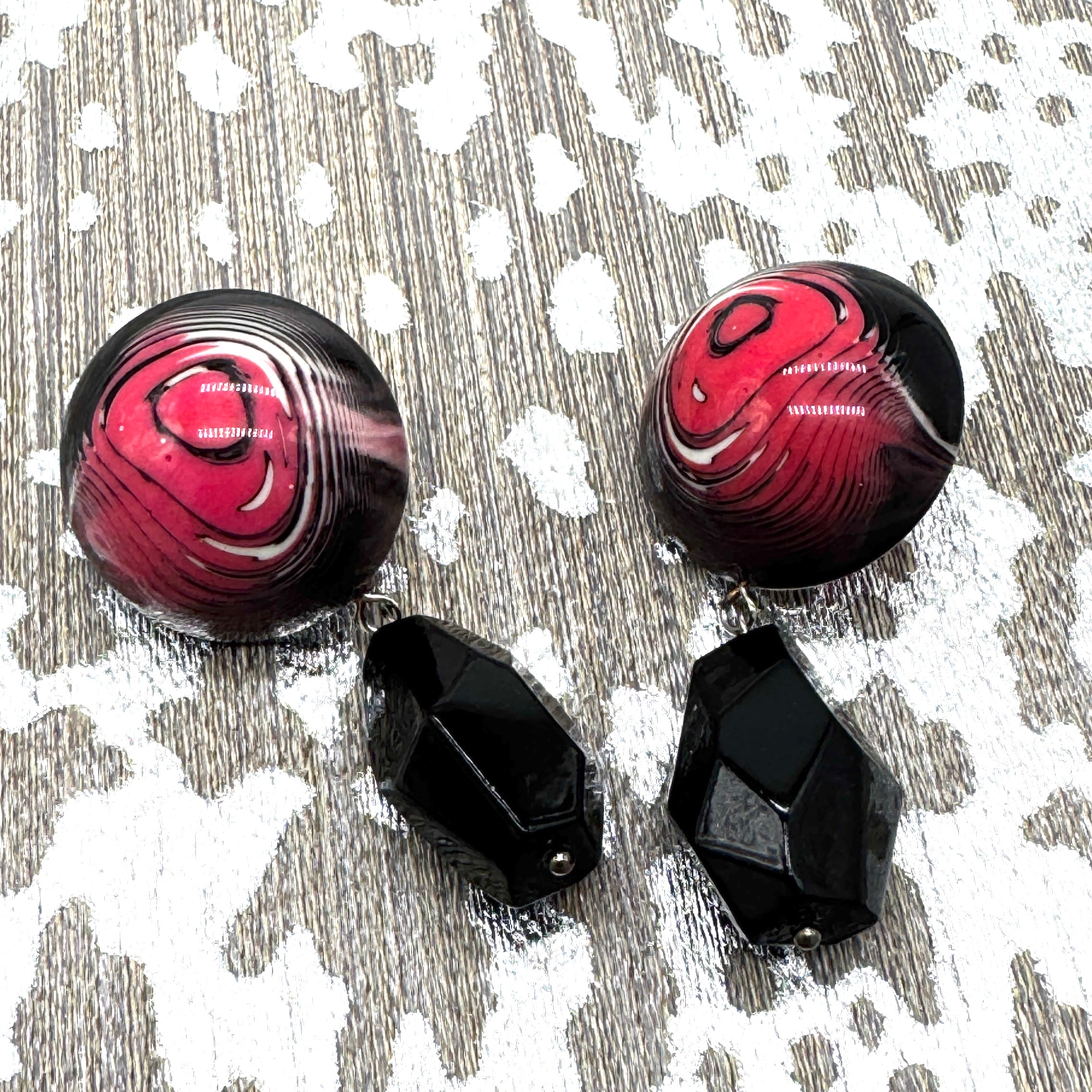 Cherry Bomb Vortex Earrings