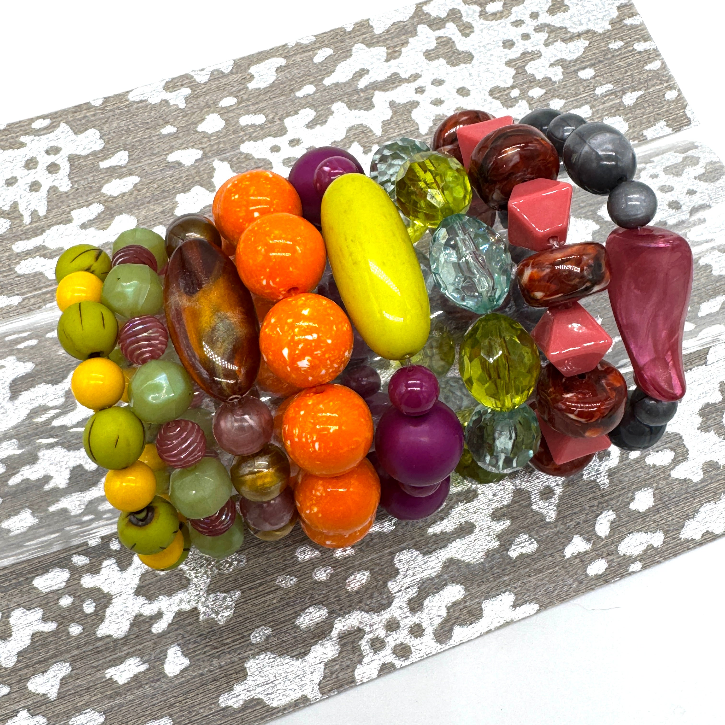 Fall in Color Stack Bracelets