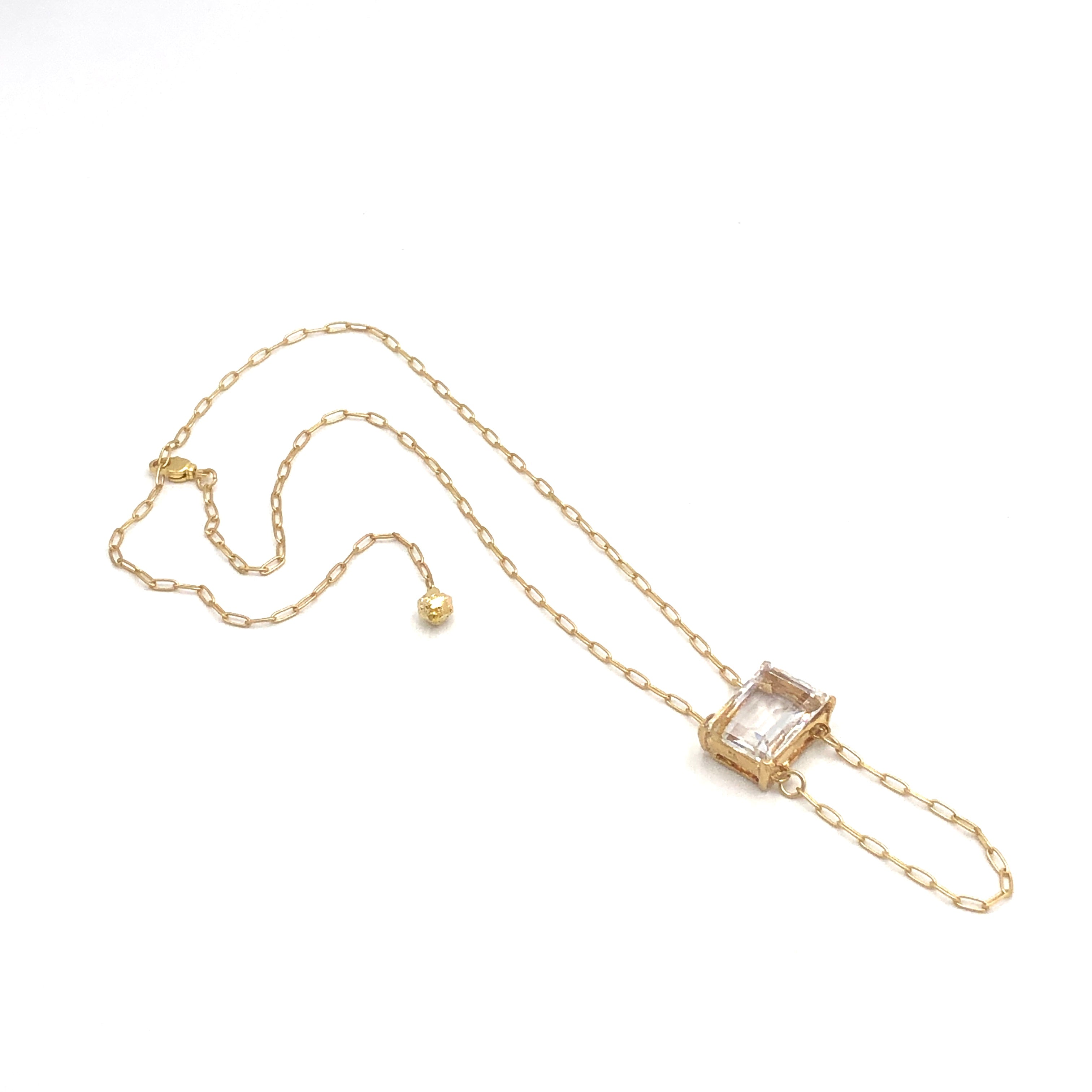 Esmerald Necklace - Gold *