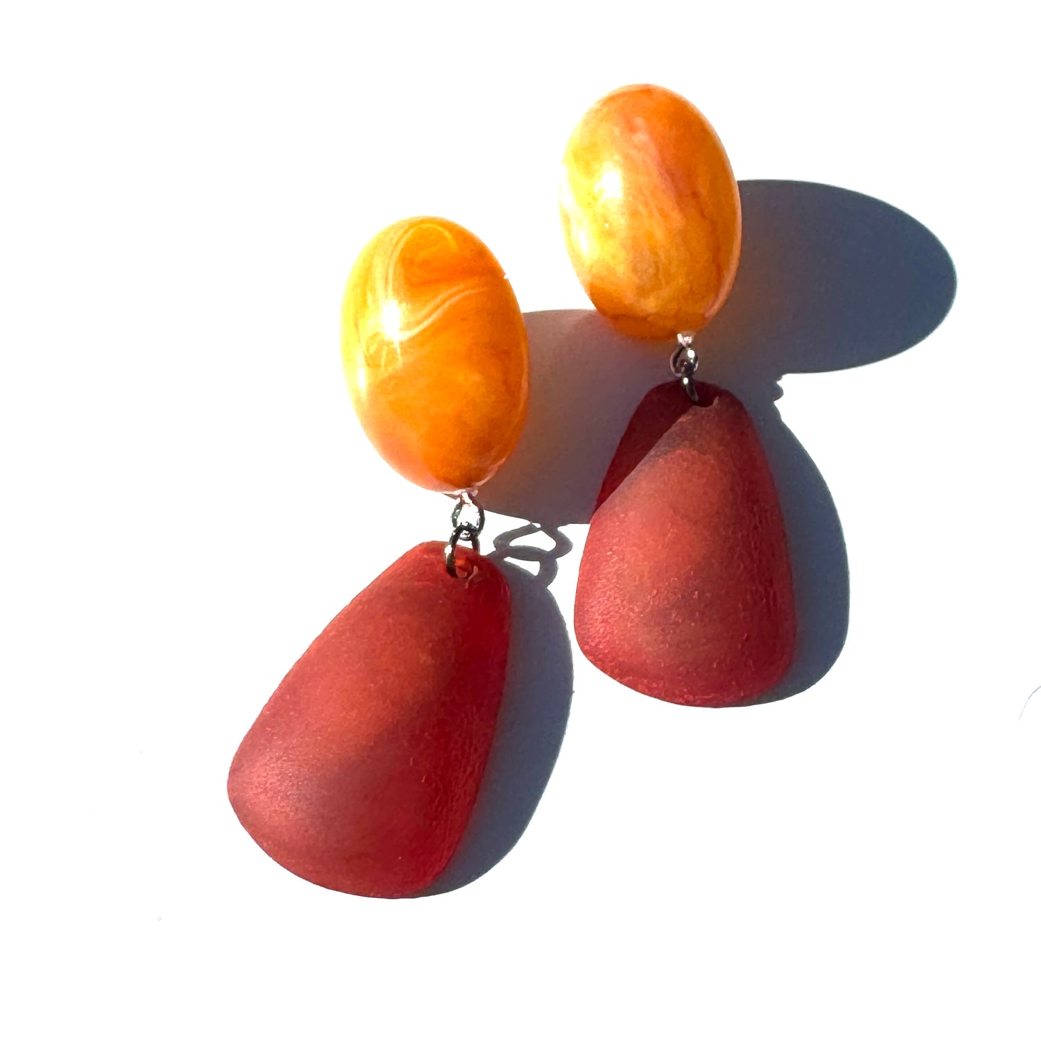 Chroma Pebble Drop Earings*