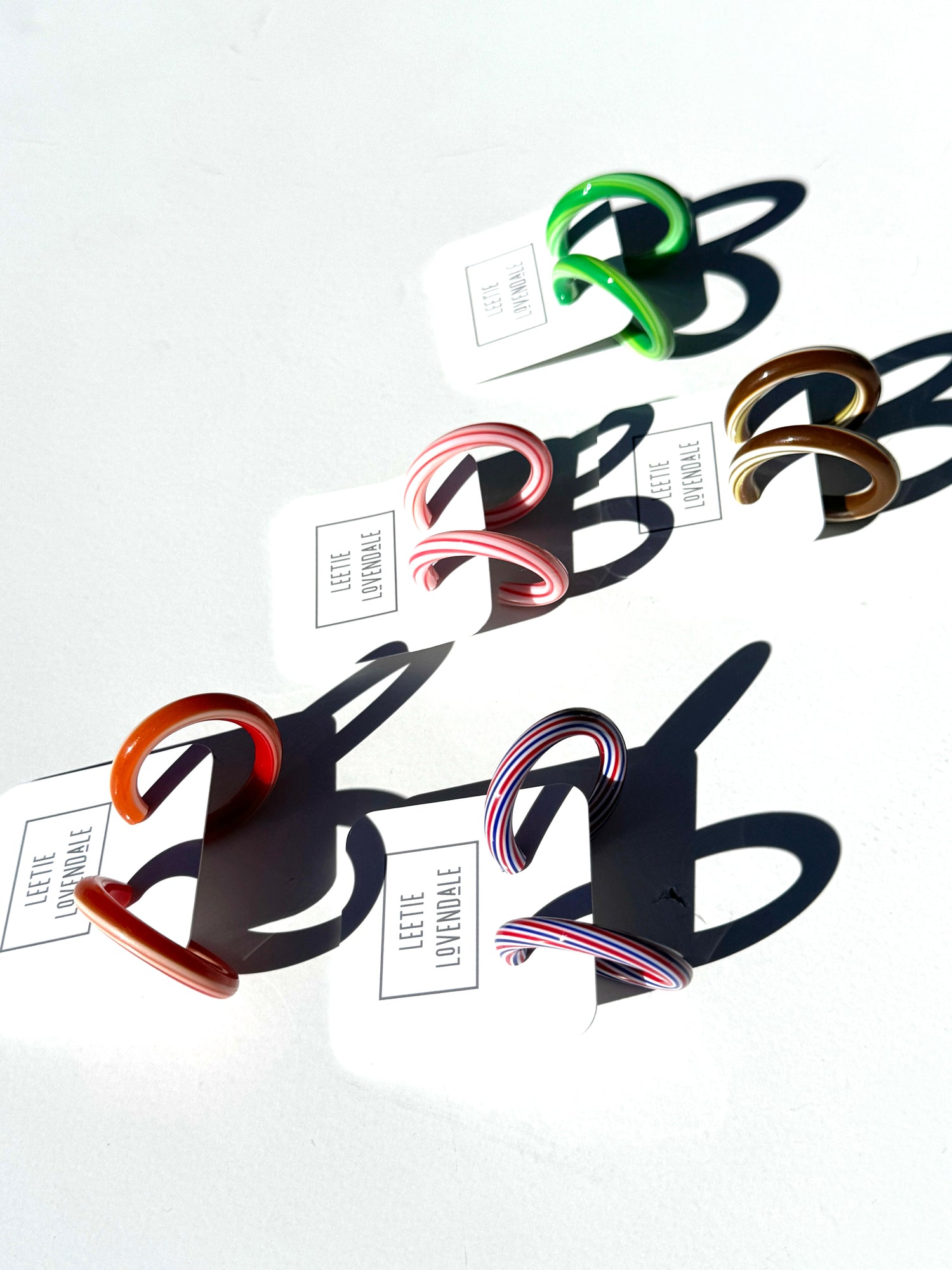 Large Tube Hoop Earrings