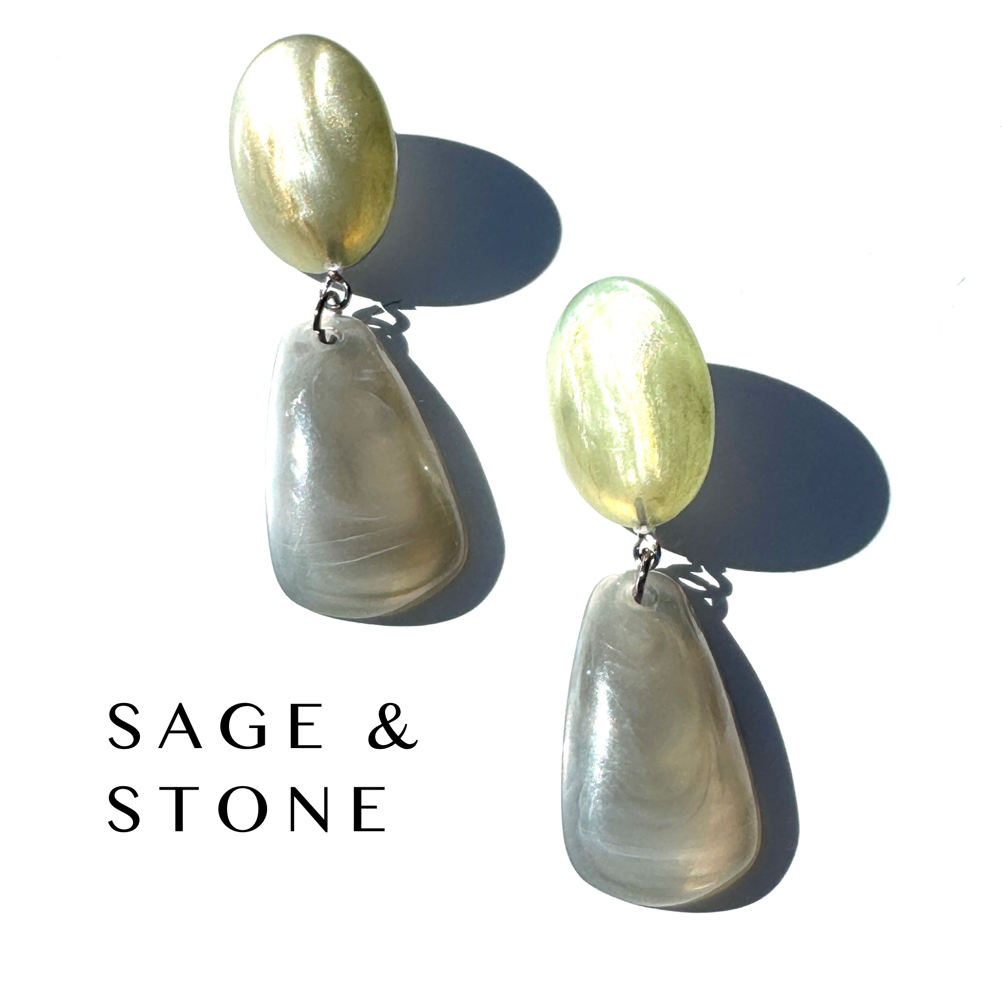 Chroma Pebble Drop Earings*