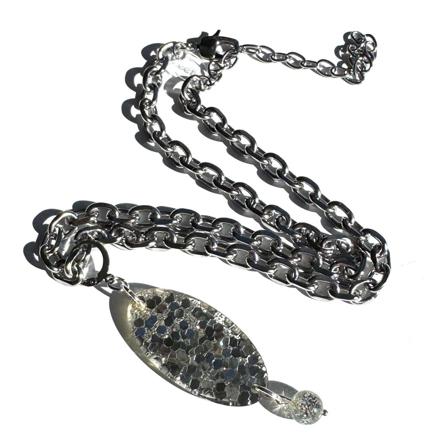 Glitter Flip Necklace