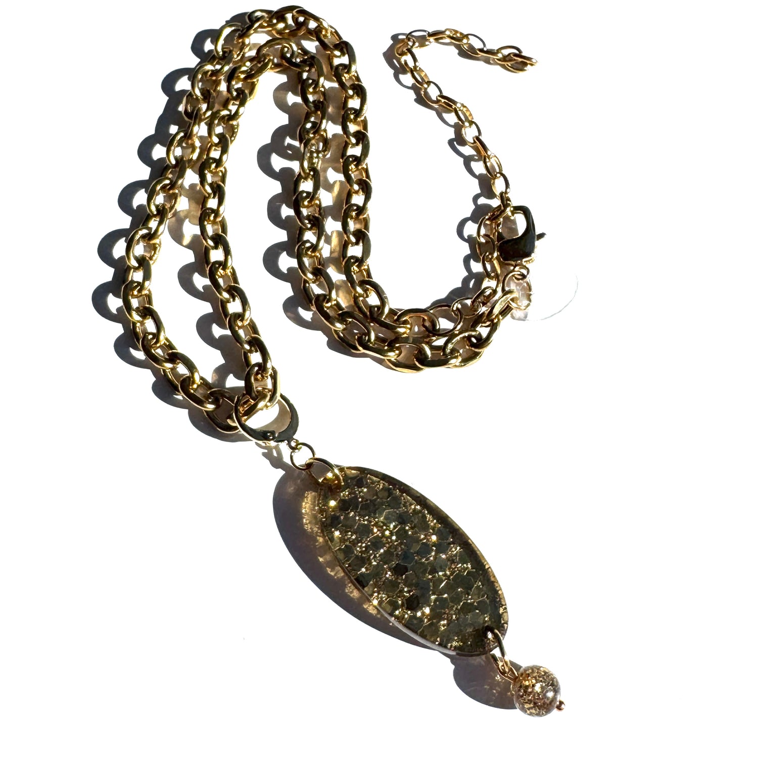 Glitter Flip Necklace