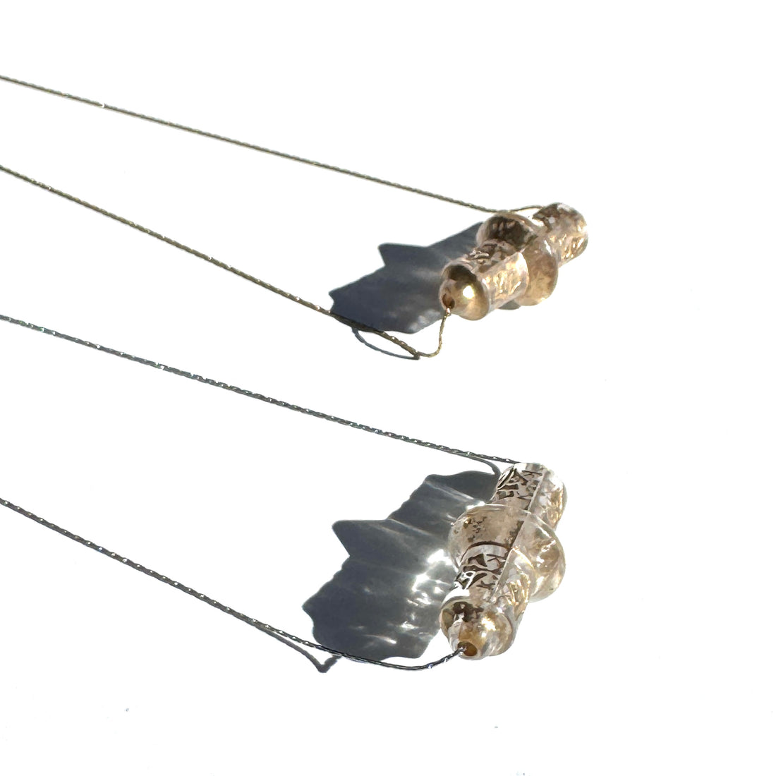 Gilded Scroll Slide Necklace