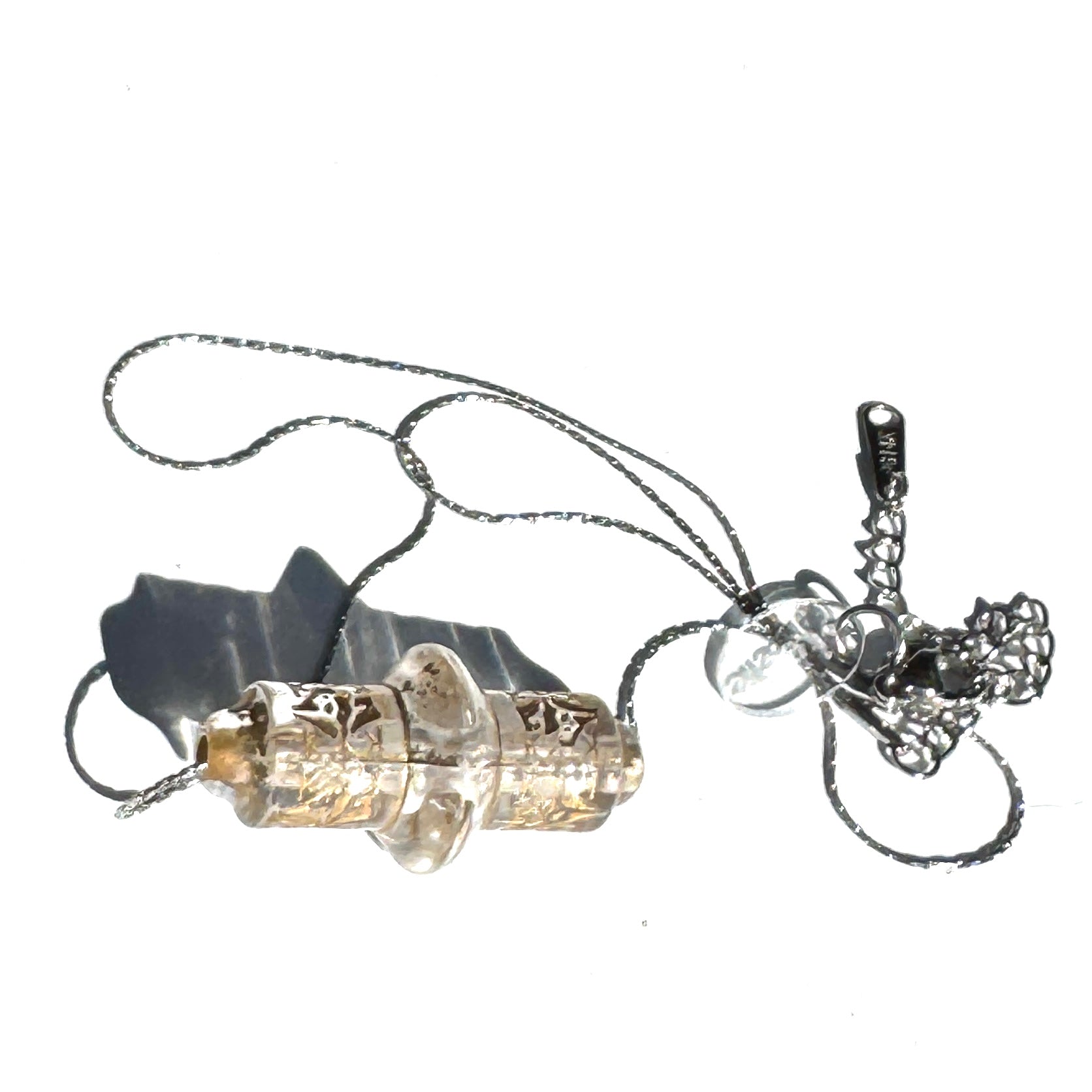 Gilded Scroll Slide Necklace