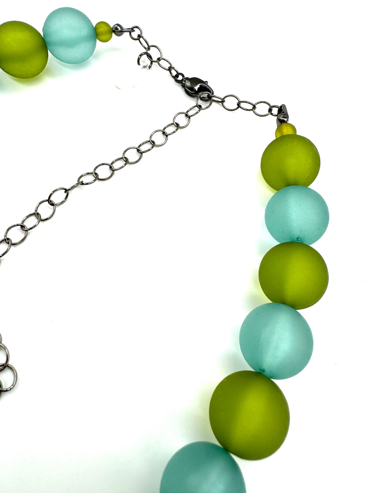 Teal &amp; Olive Marco Necklace