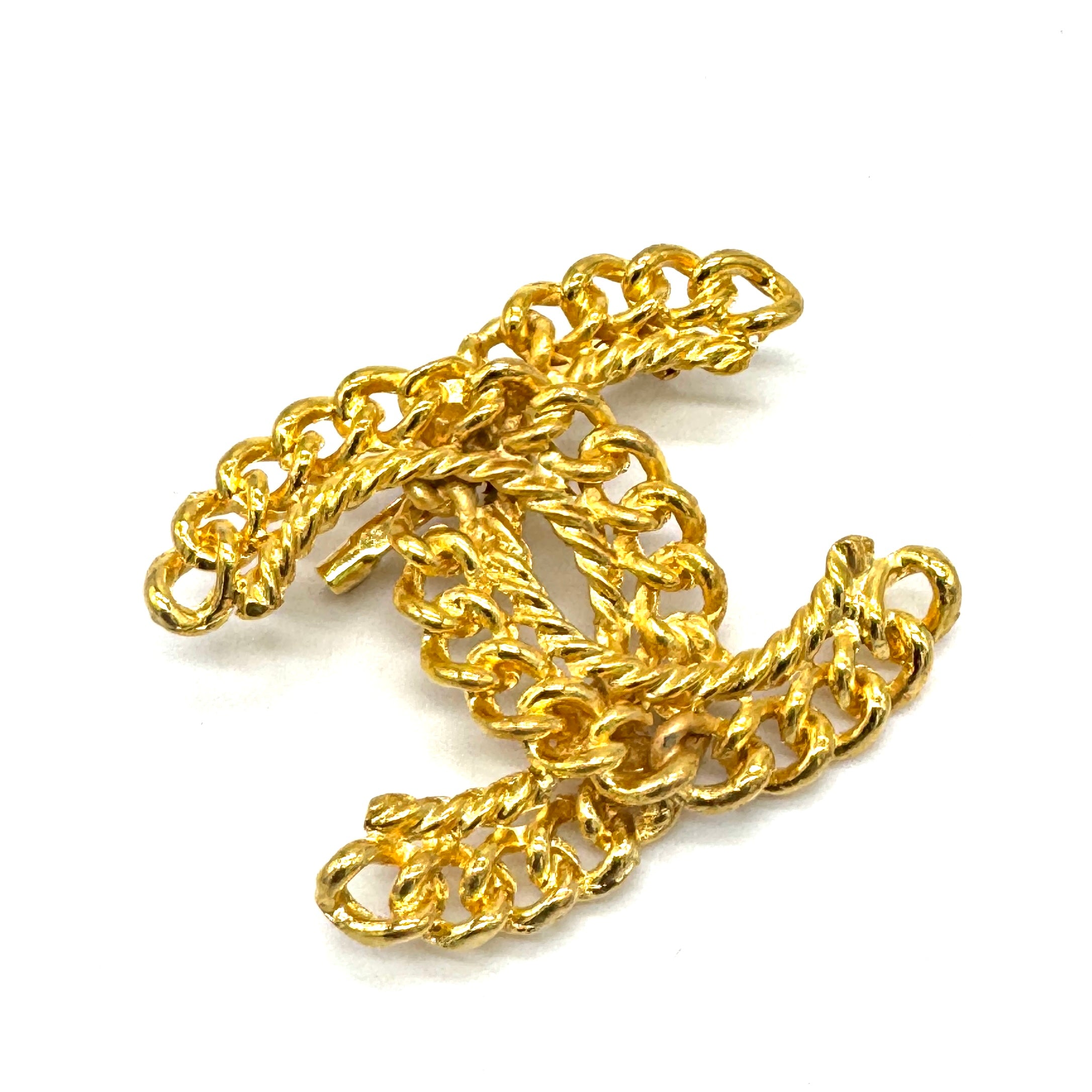 Chainwork Statement Brooch