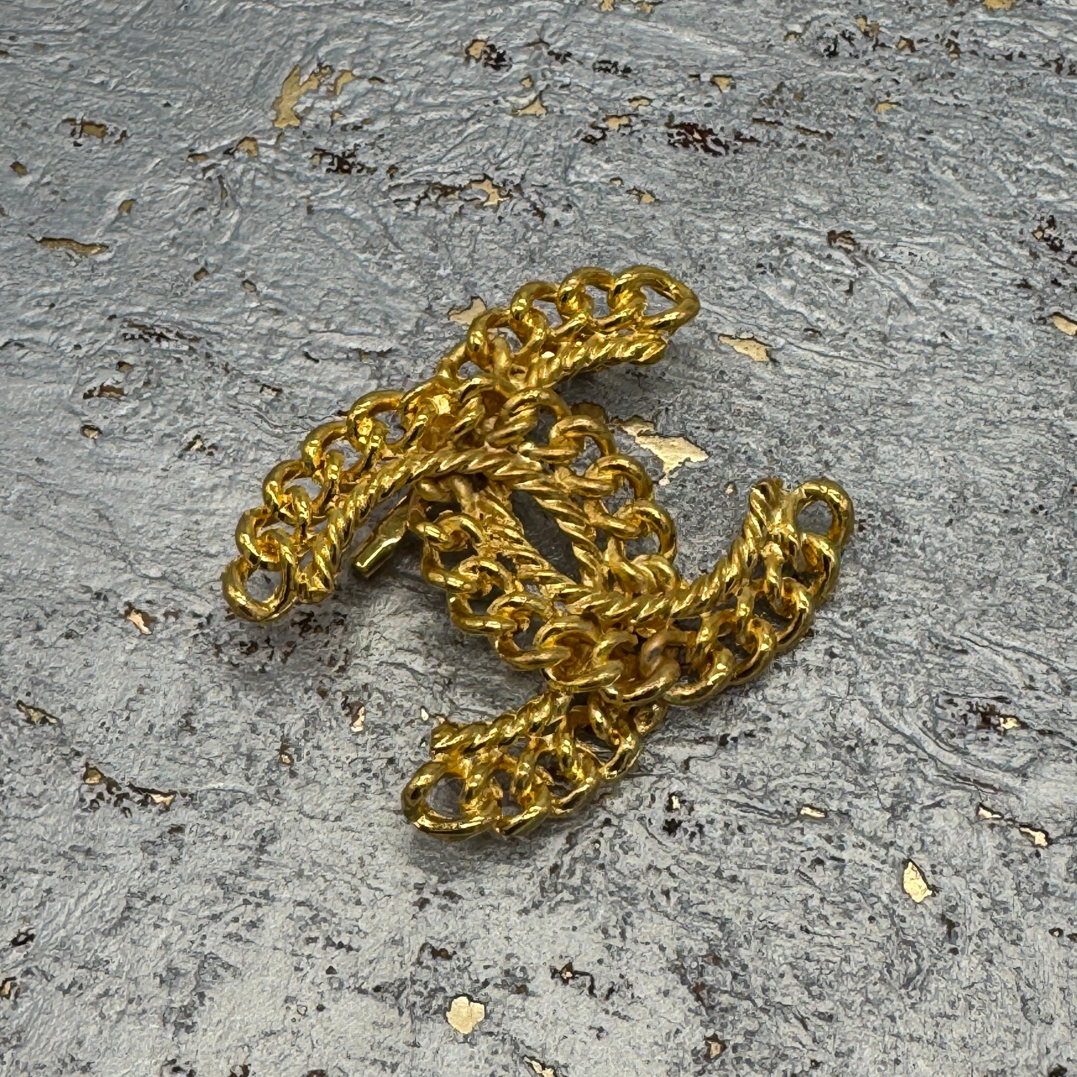Chainwork Statement Brooch