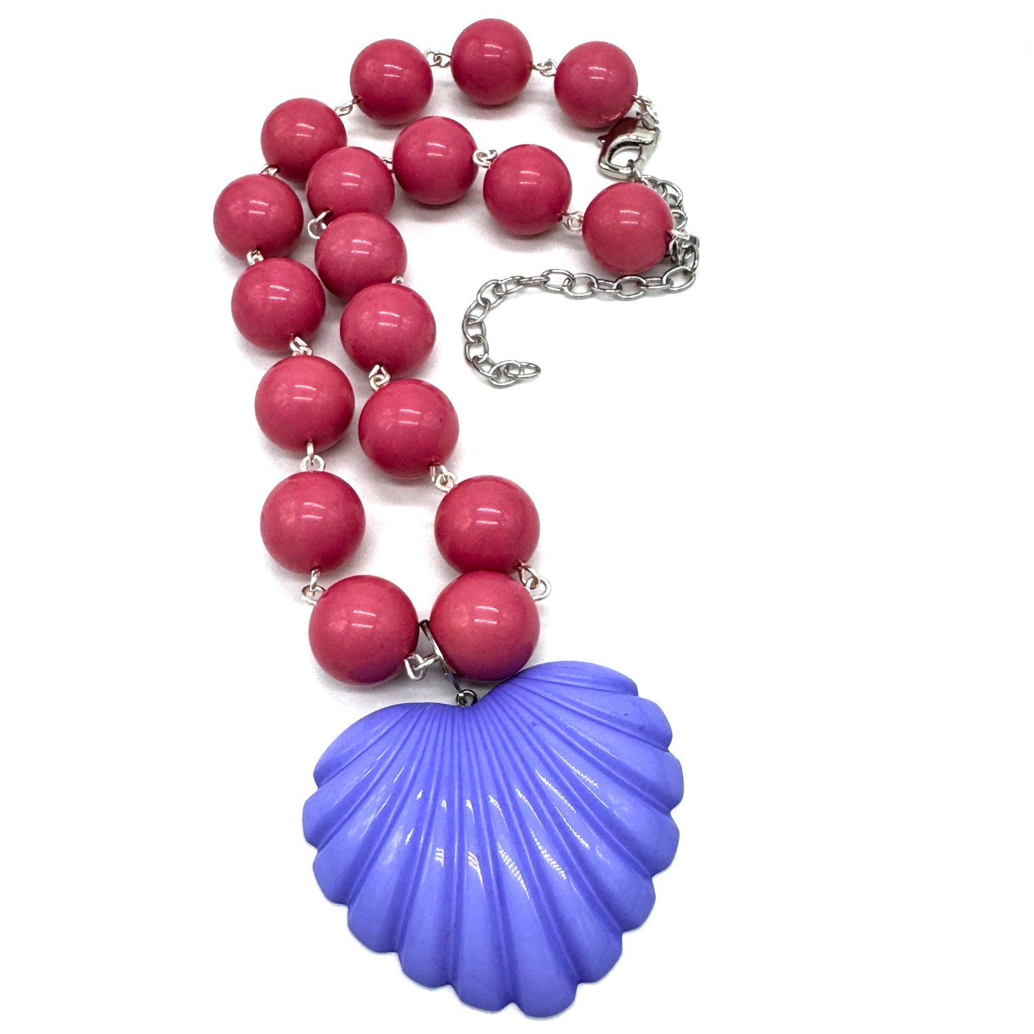 Deco Carved Heart Necklace