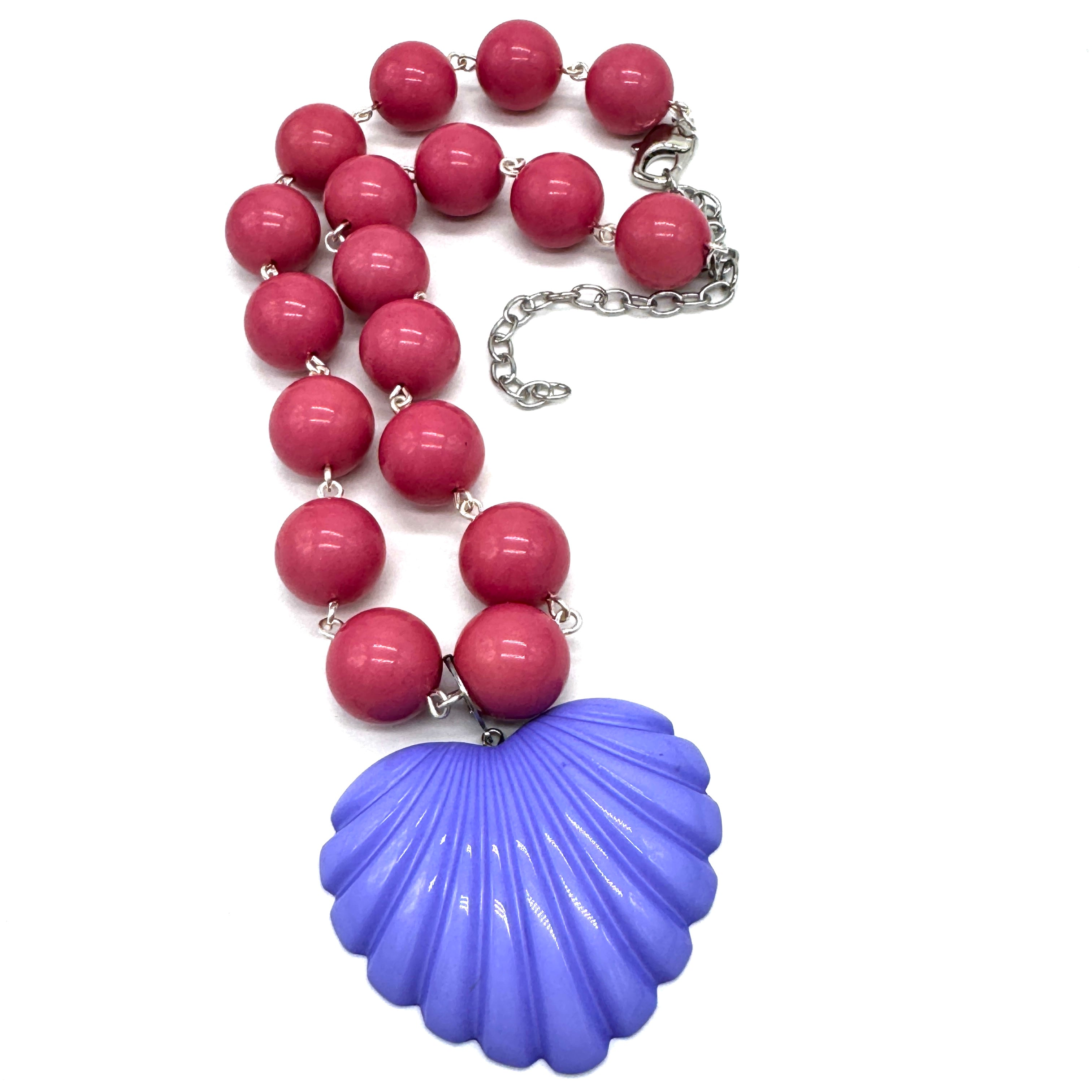 Deco Carved Heart Necklace
