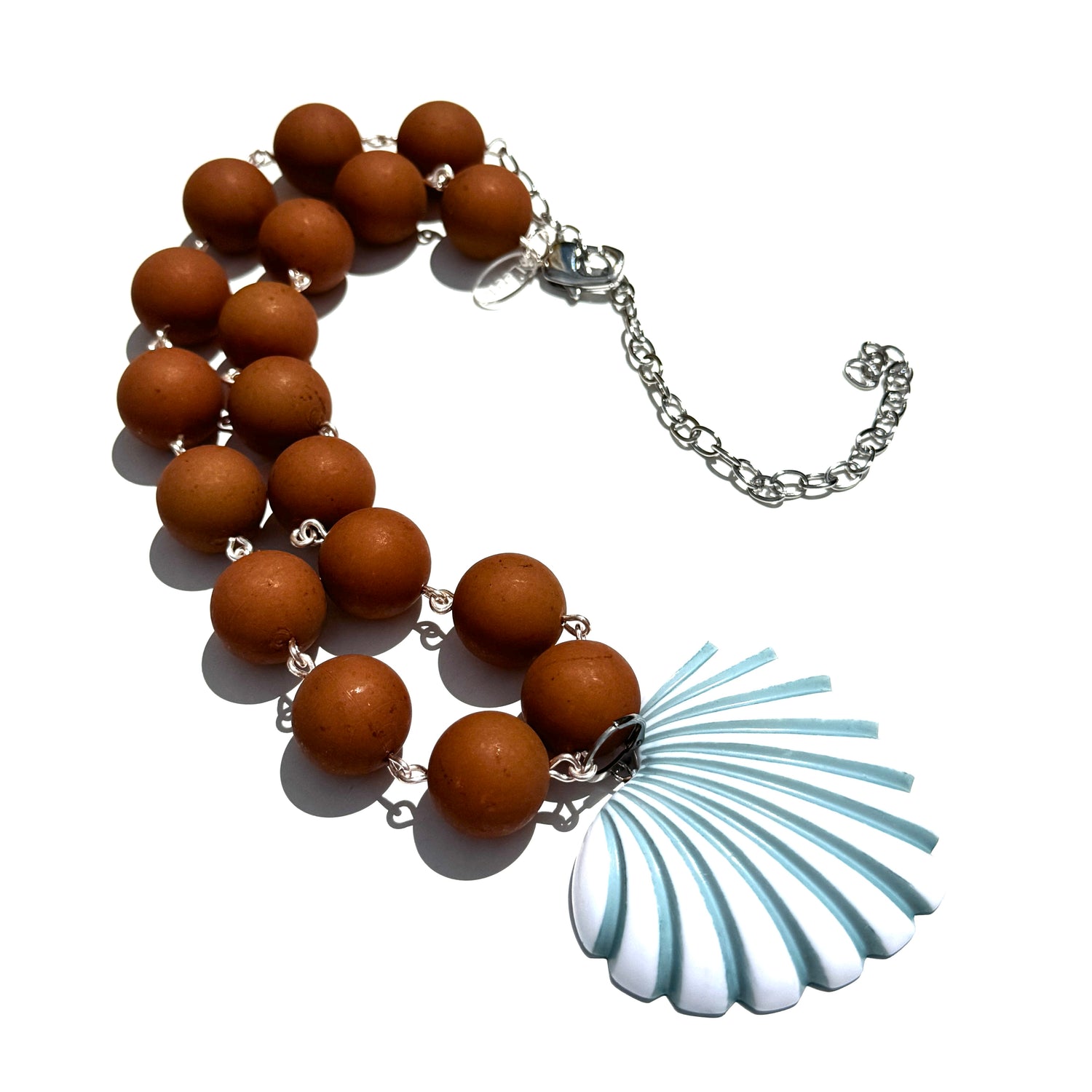Deco Carved Heart Necklace