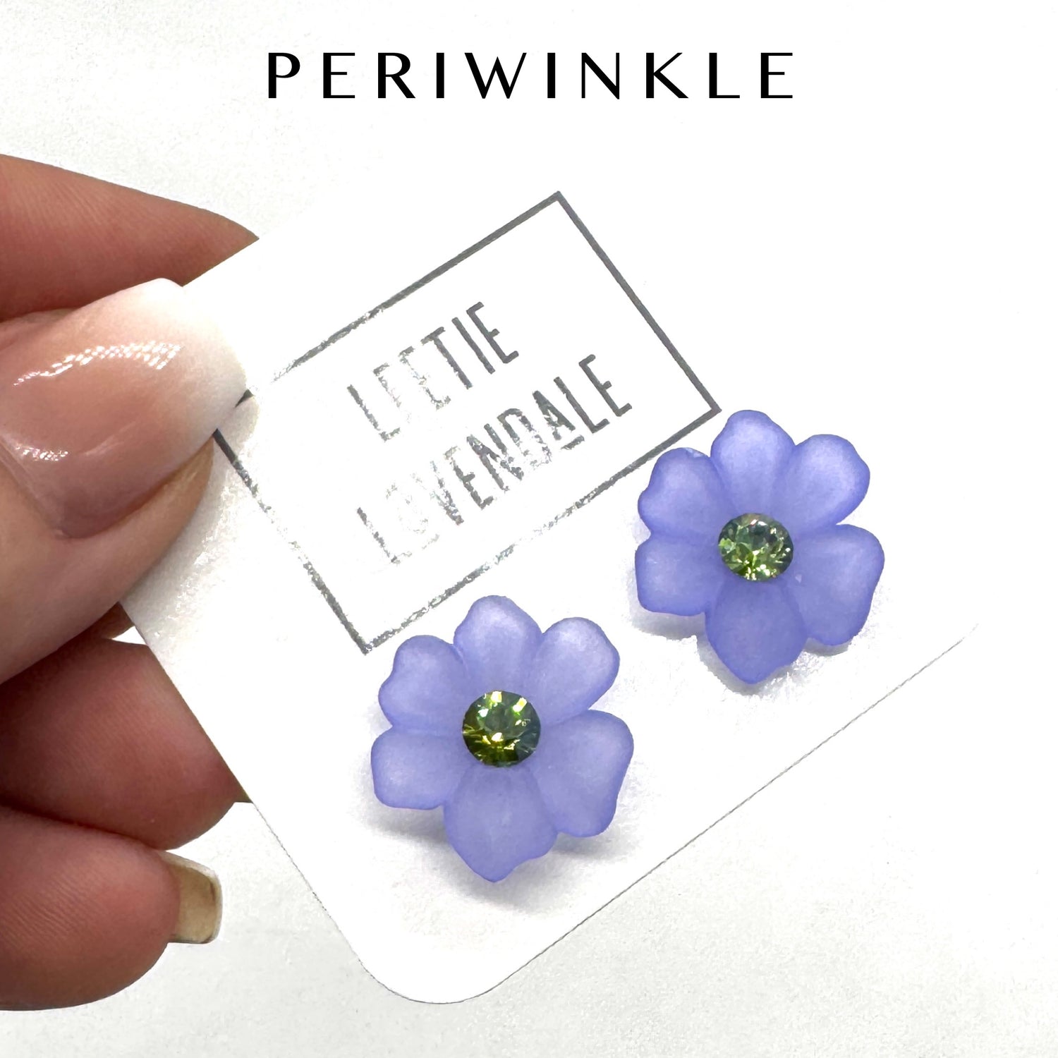 Crystal Bloom Stud Earrings