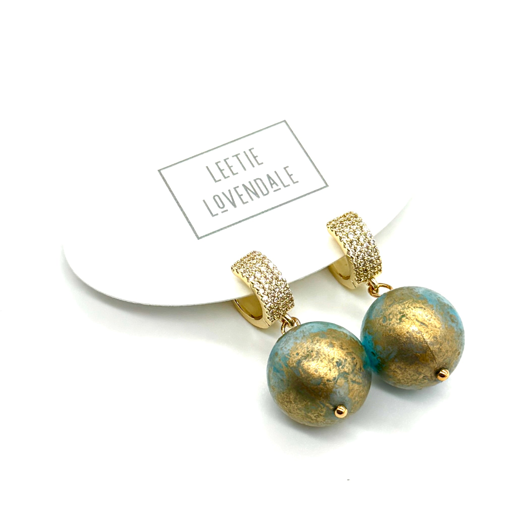 Richelle Hoop &amp; Bead Earrings