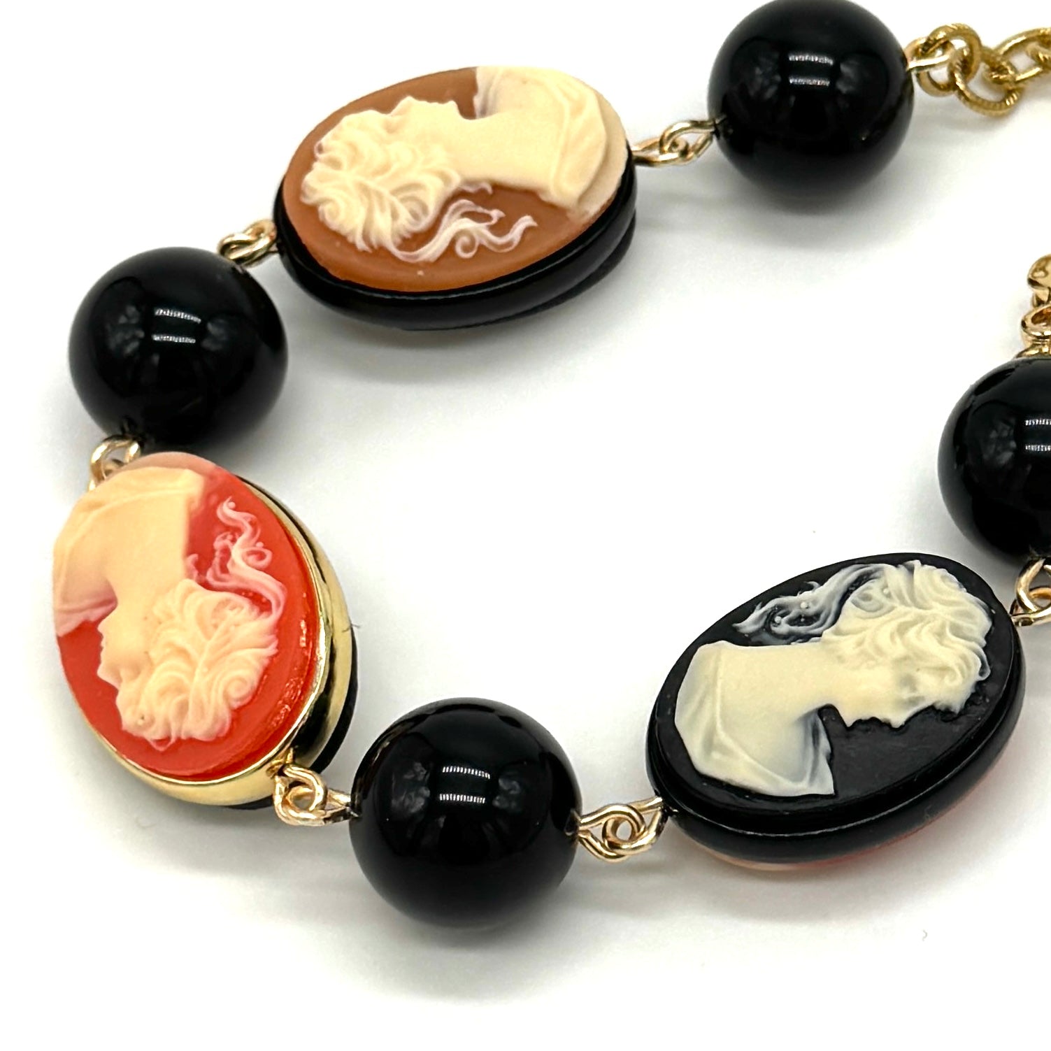 Cameo Noir Bracelet