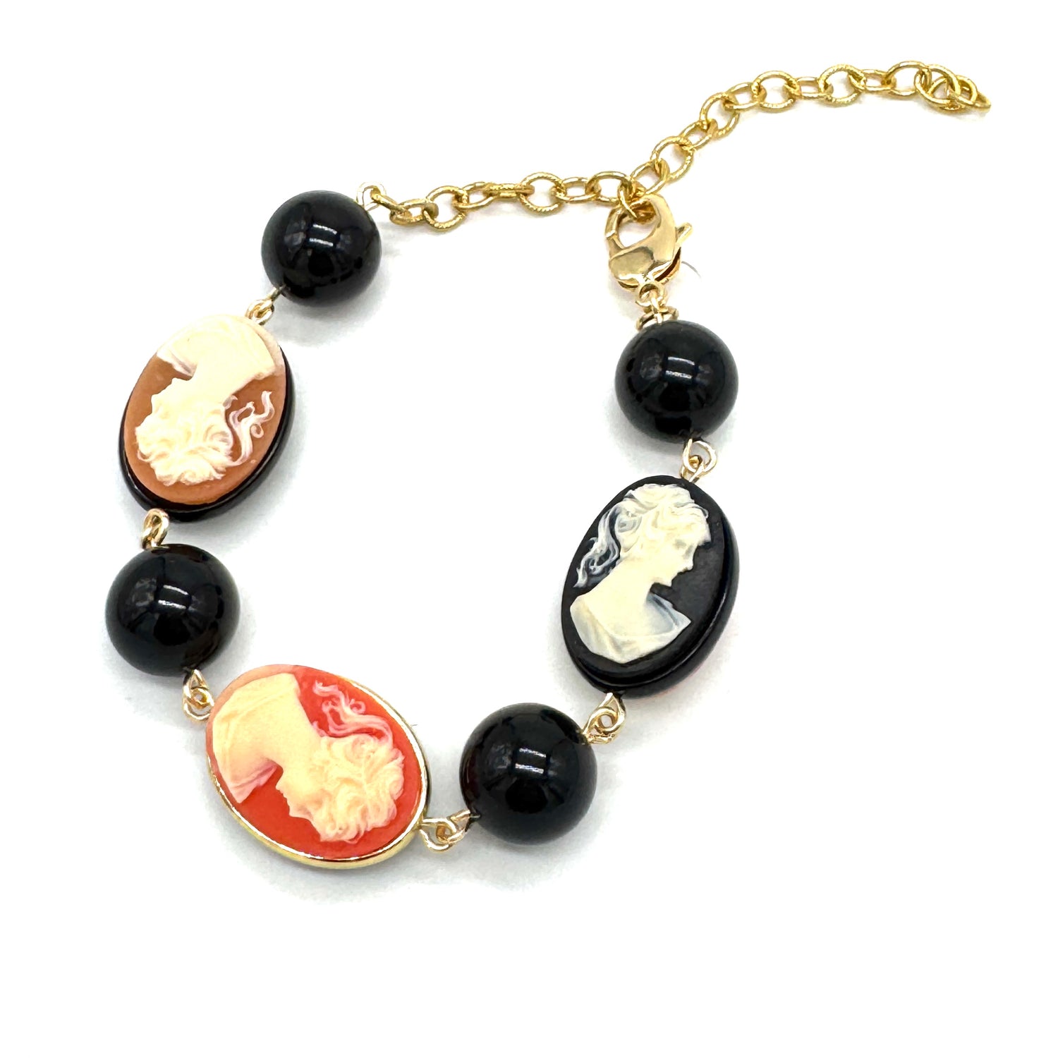 Cameo Noir Bracelet