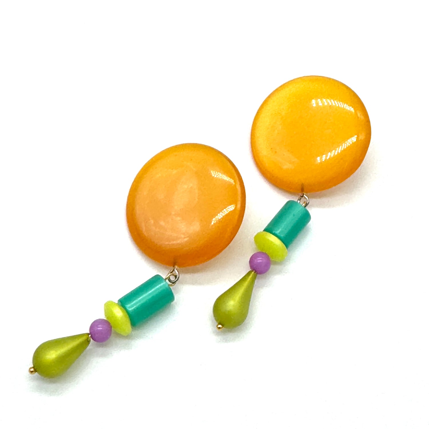 Solar Glow Drop Earrings