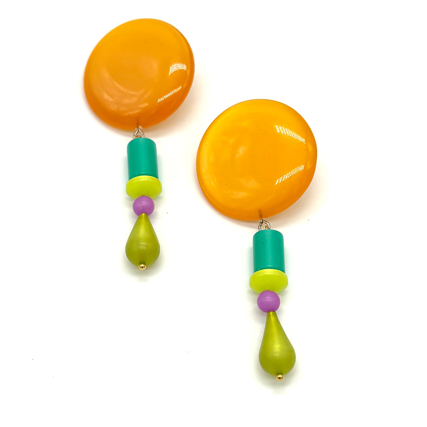 Solar Glow Drop Earrings