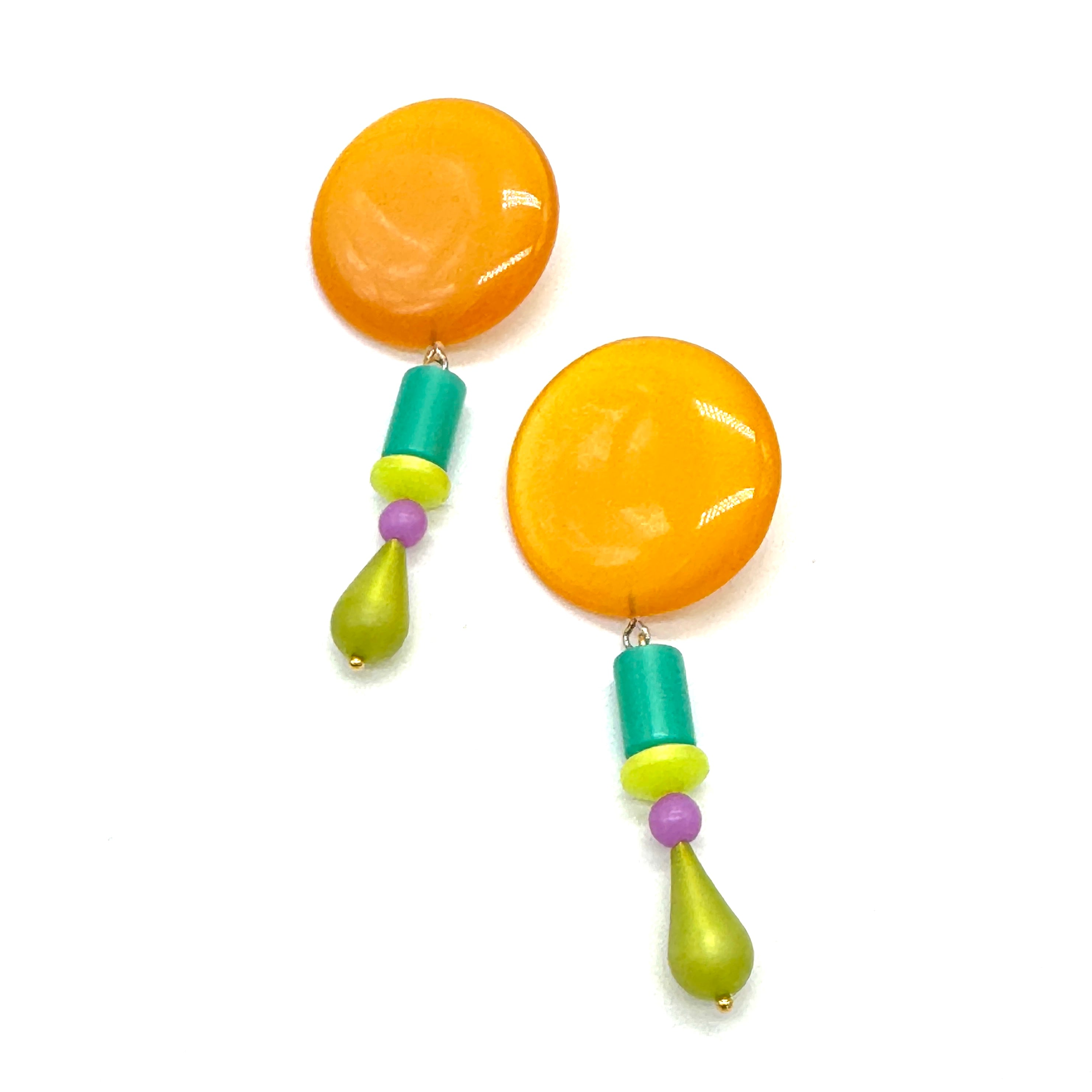 Solar Glow Drop Earrings