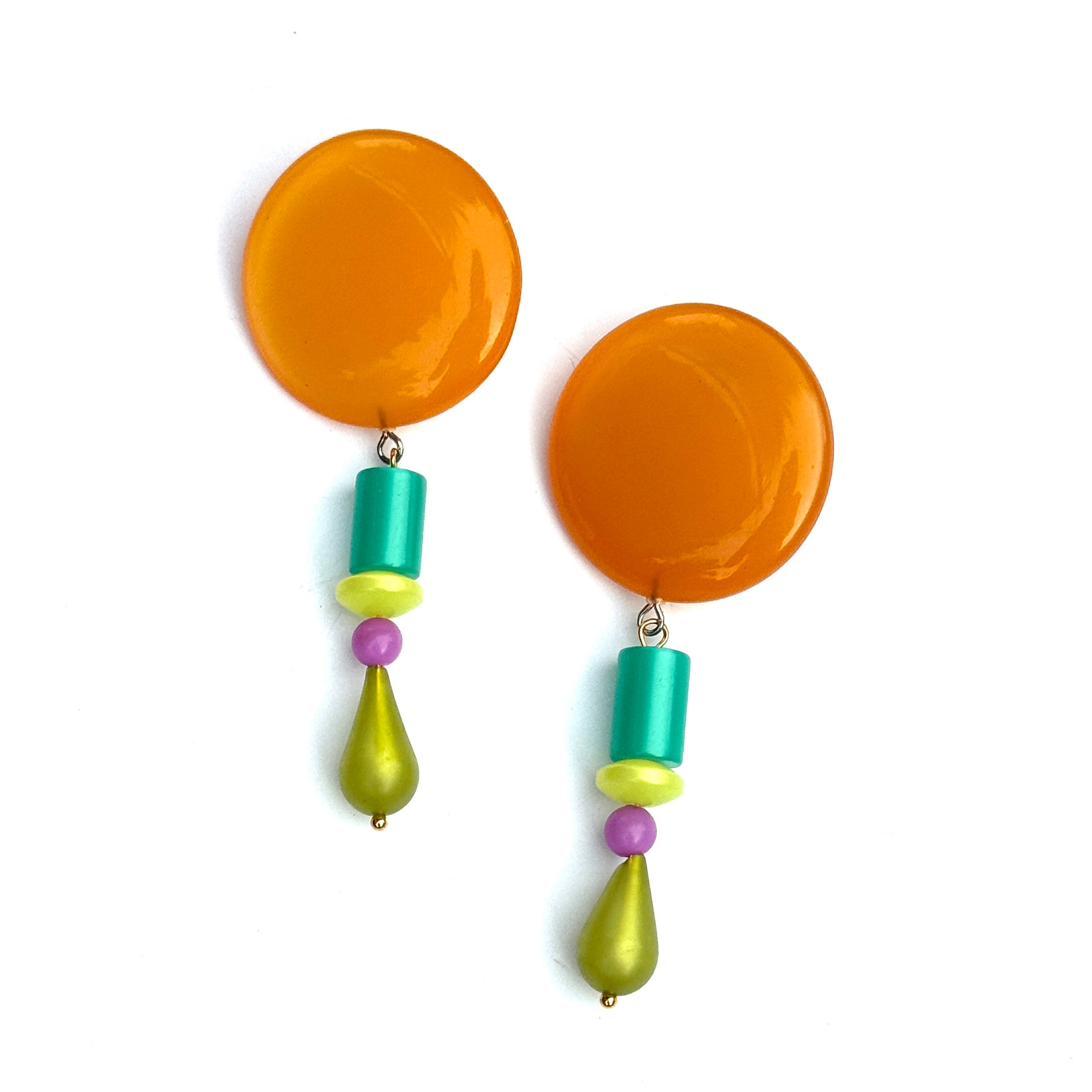 Solar Glow Drop Earrings