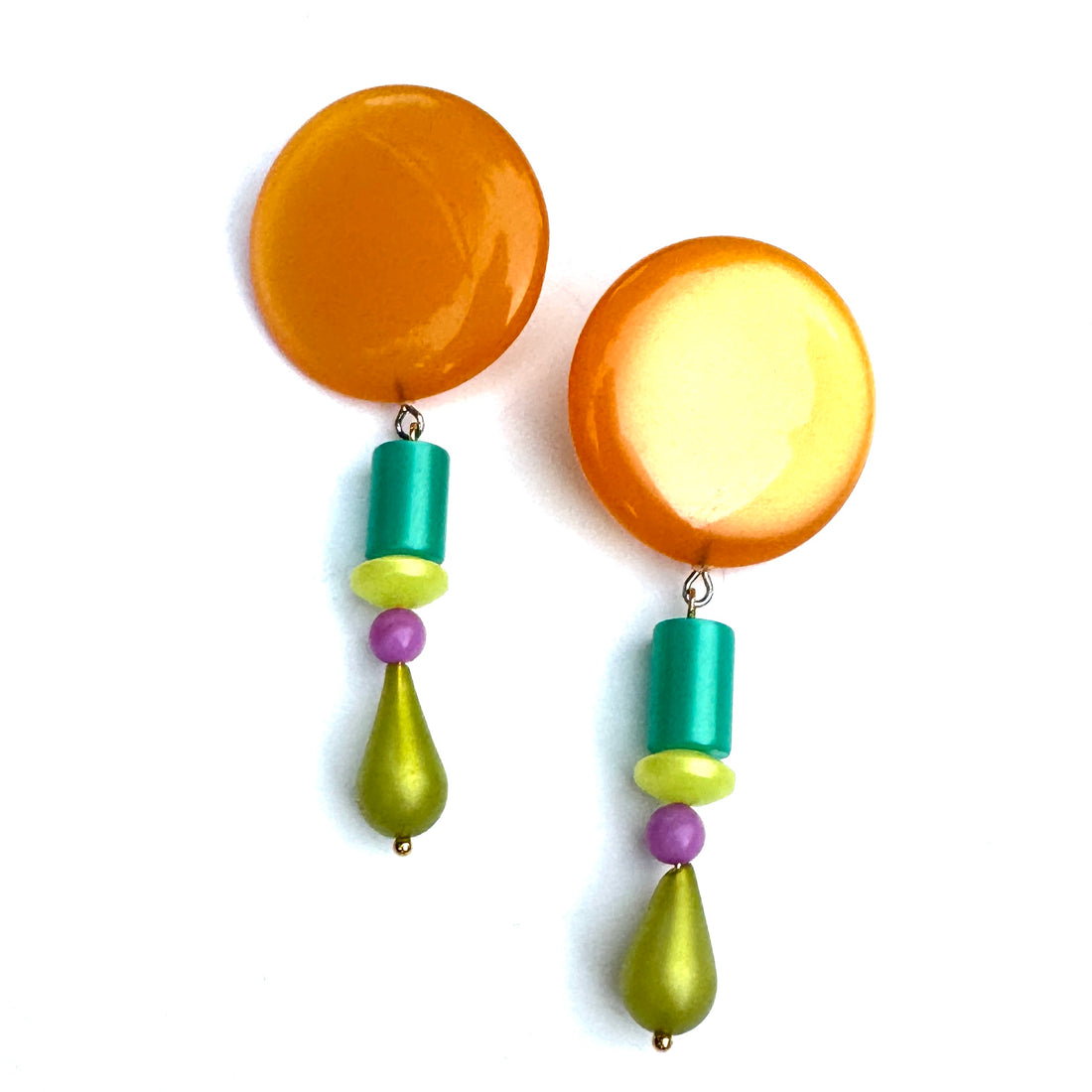 Solar Glow Drop Earrings