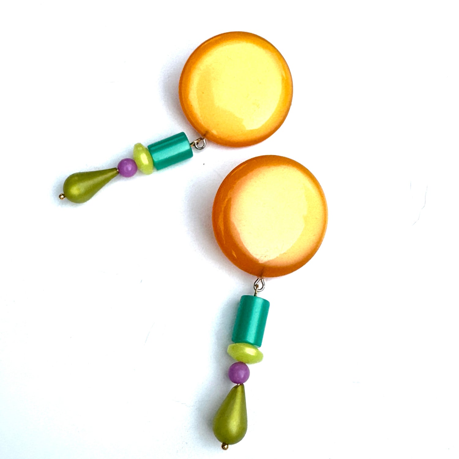 Solar Glow Drop Earrings