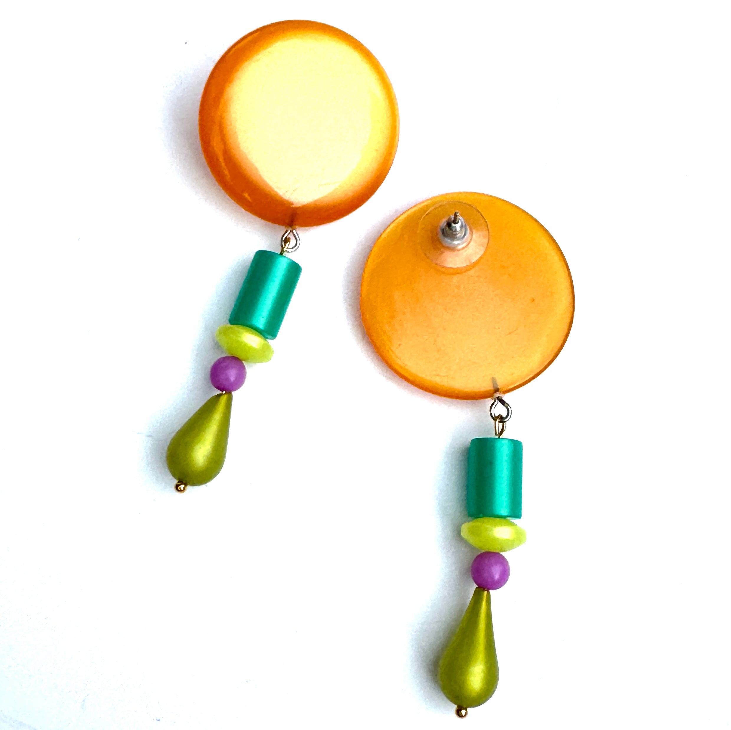 Solar Glow Drop Earrings