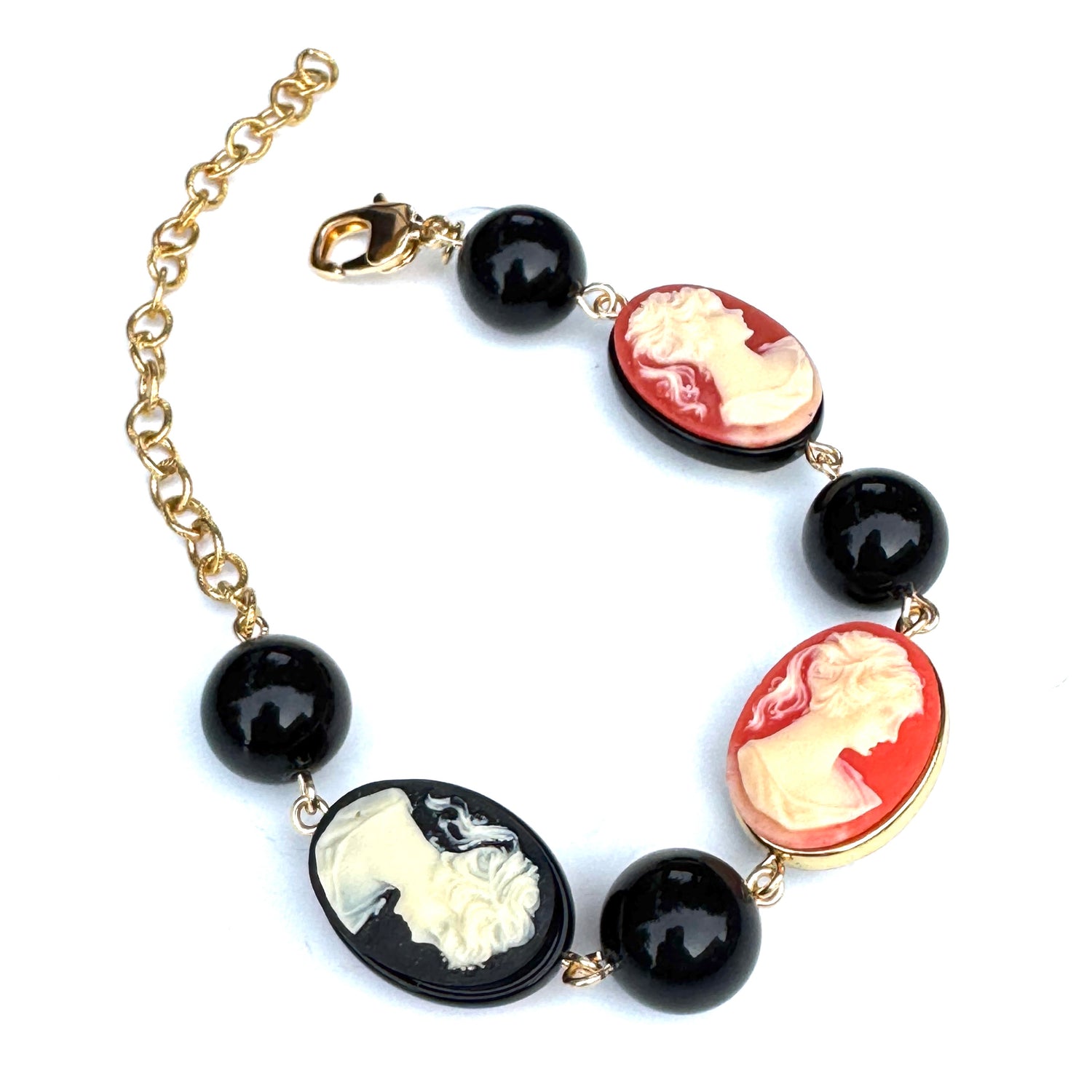 Cameo Noir Bracelet