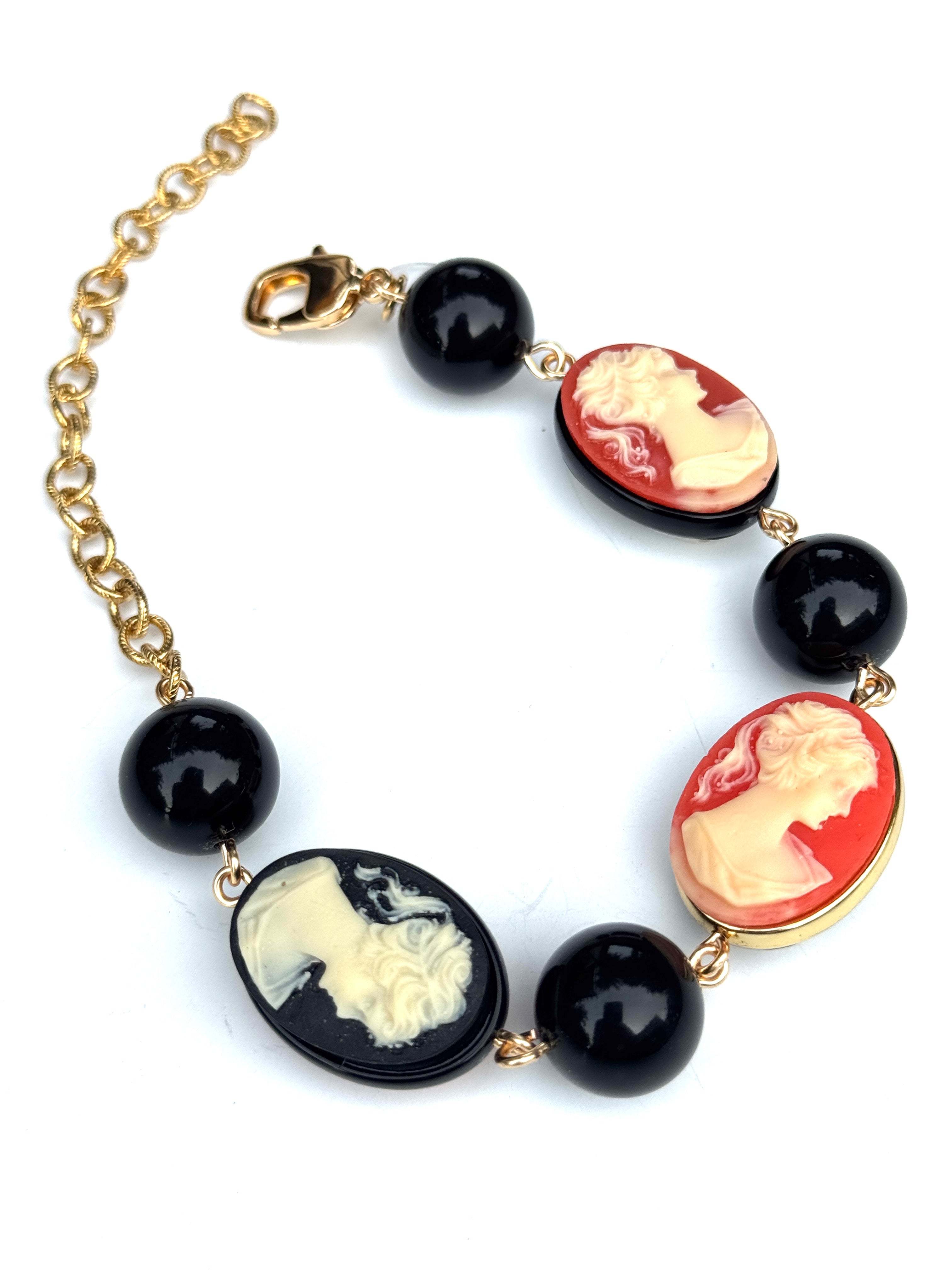 Cameo Noir Bracelet