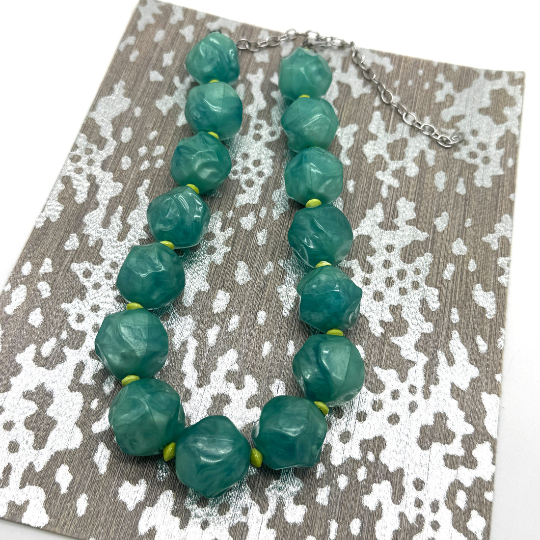 Peacock Pebble Marco Necklace