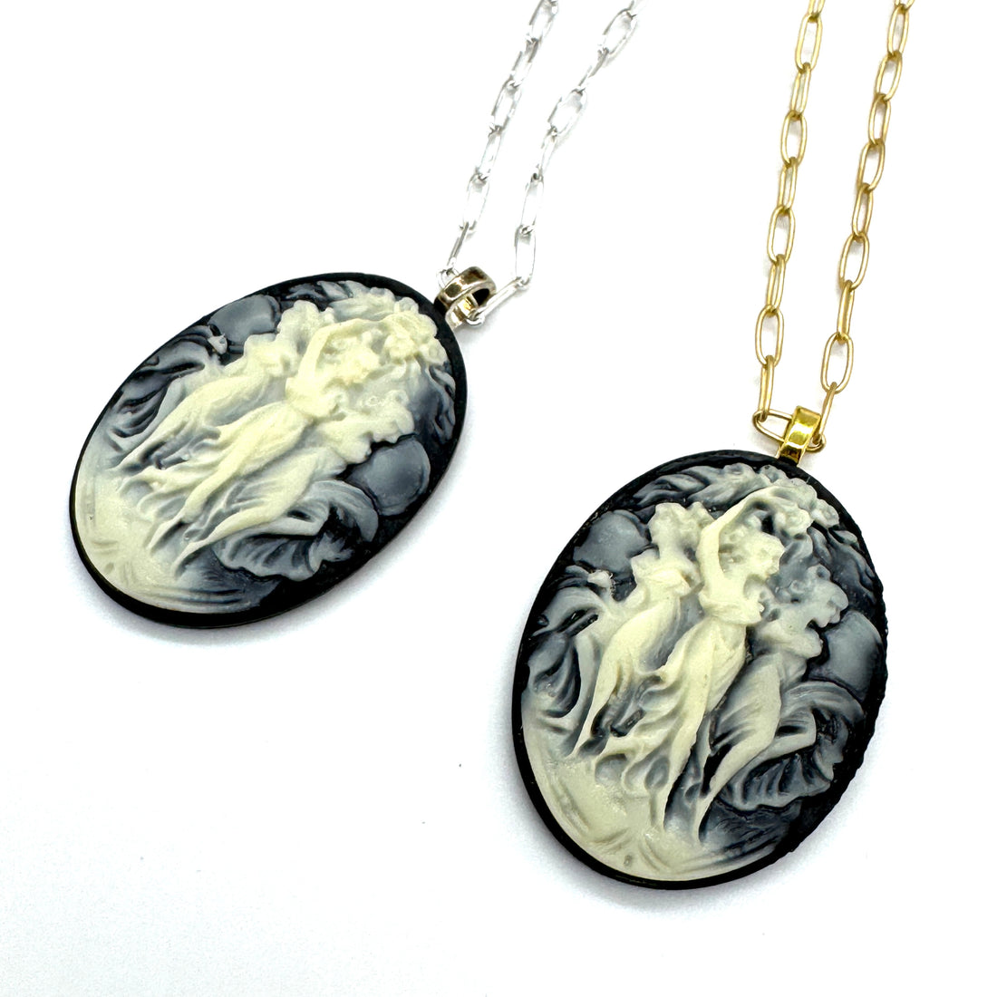 Three Graces Cameo Necklace