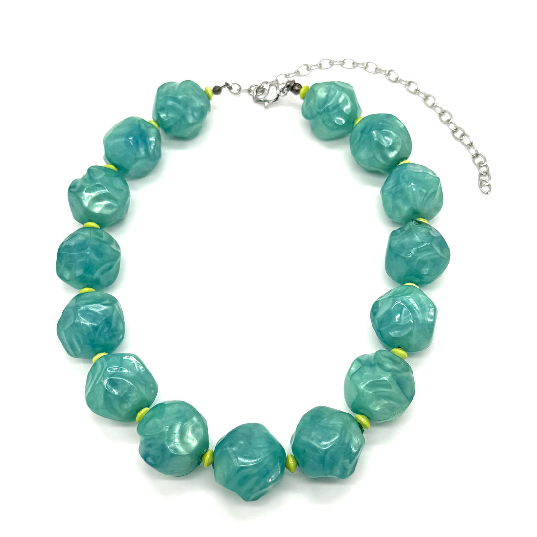 Peacock Pebble Marco Necklace