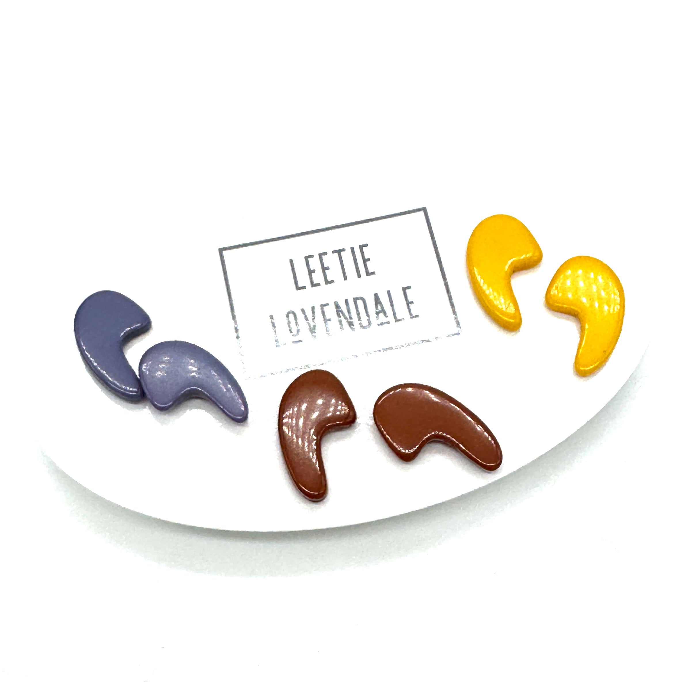 Mod Swish Stud Earrings Set