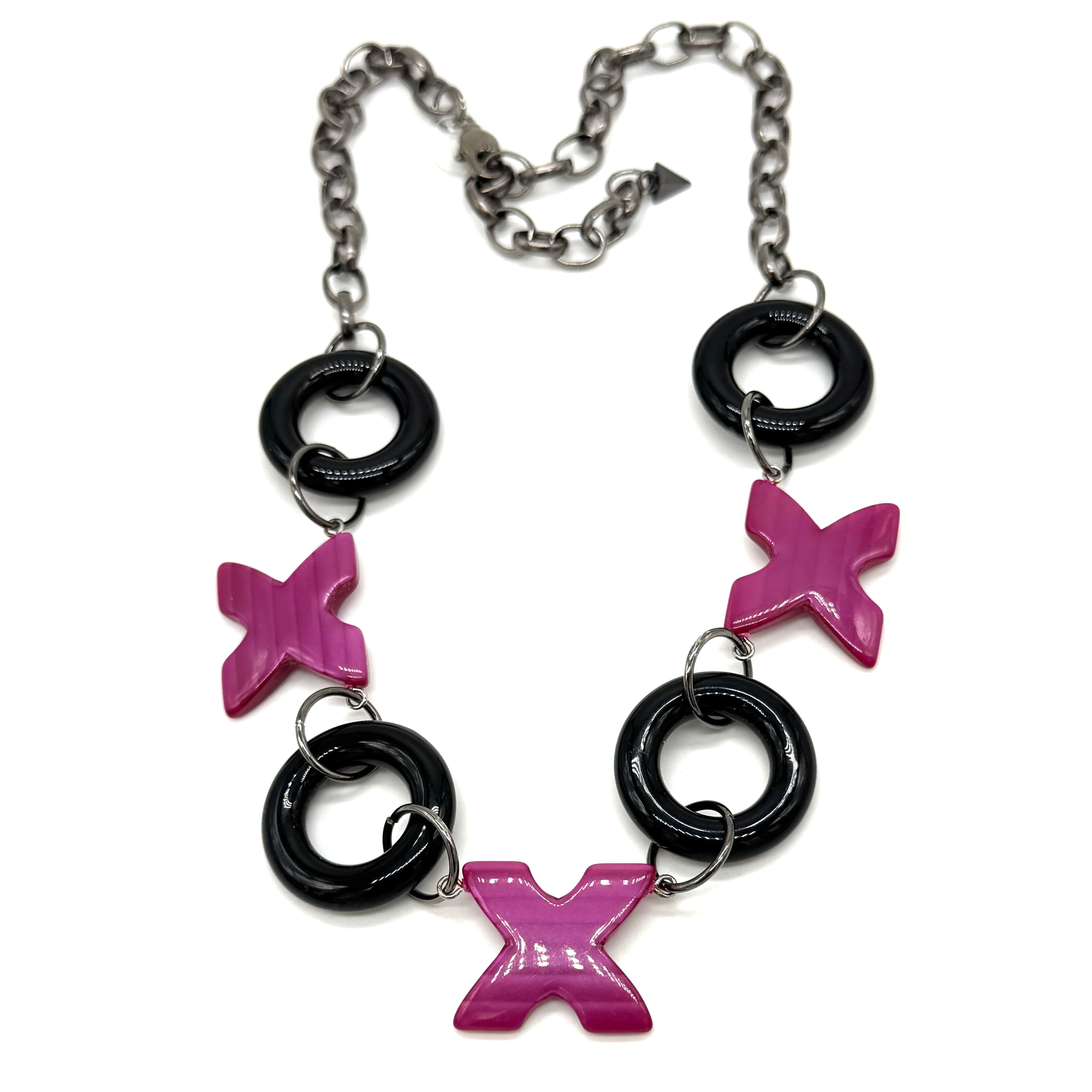 X’s &amp; O’s Station Necklace