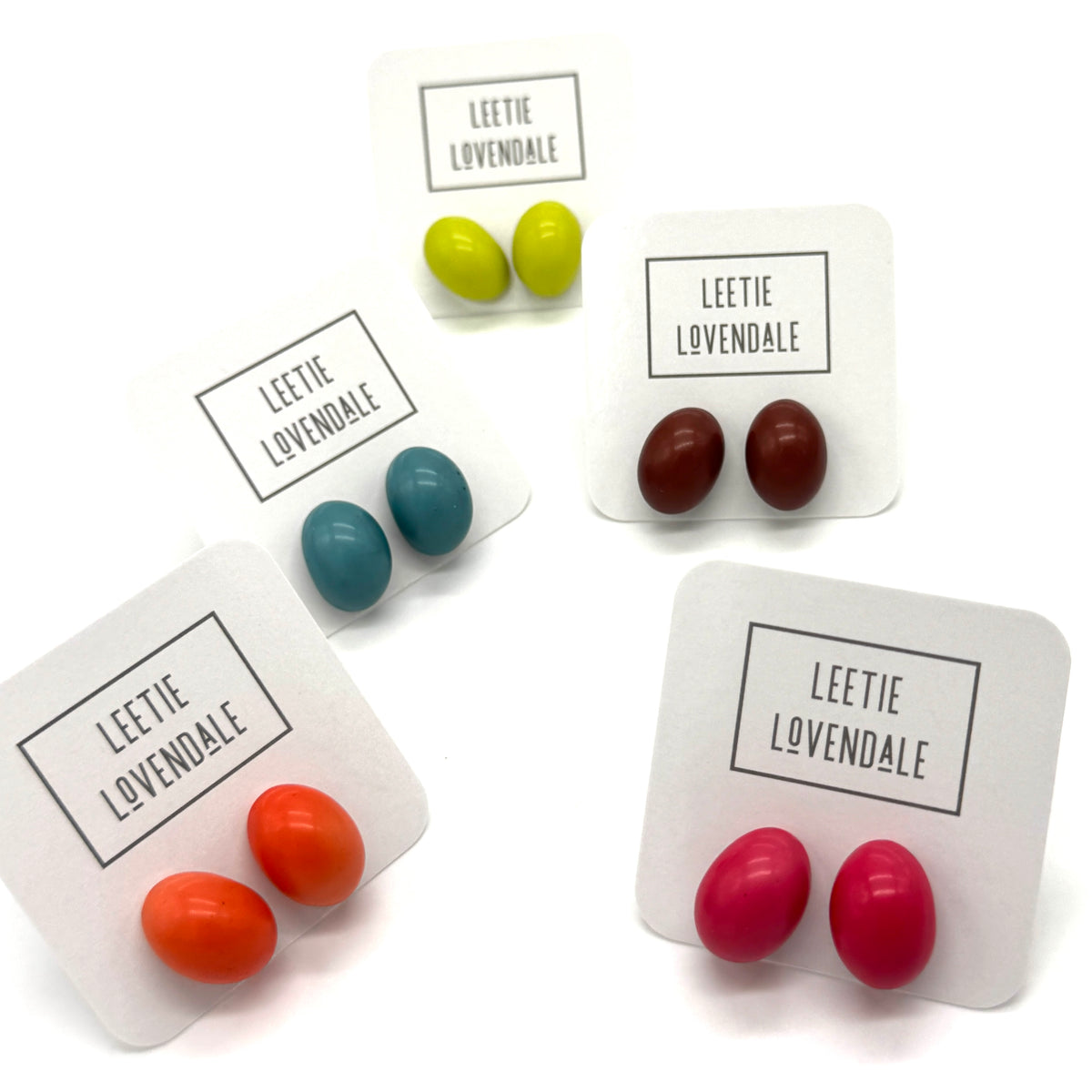 Curled Bud Stud Earrings