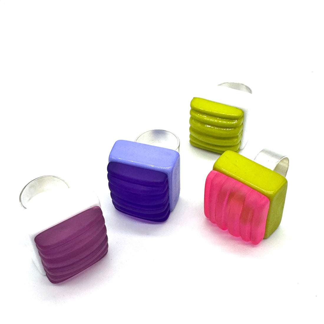 Color Block Cocktail Ring