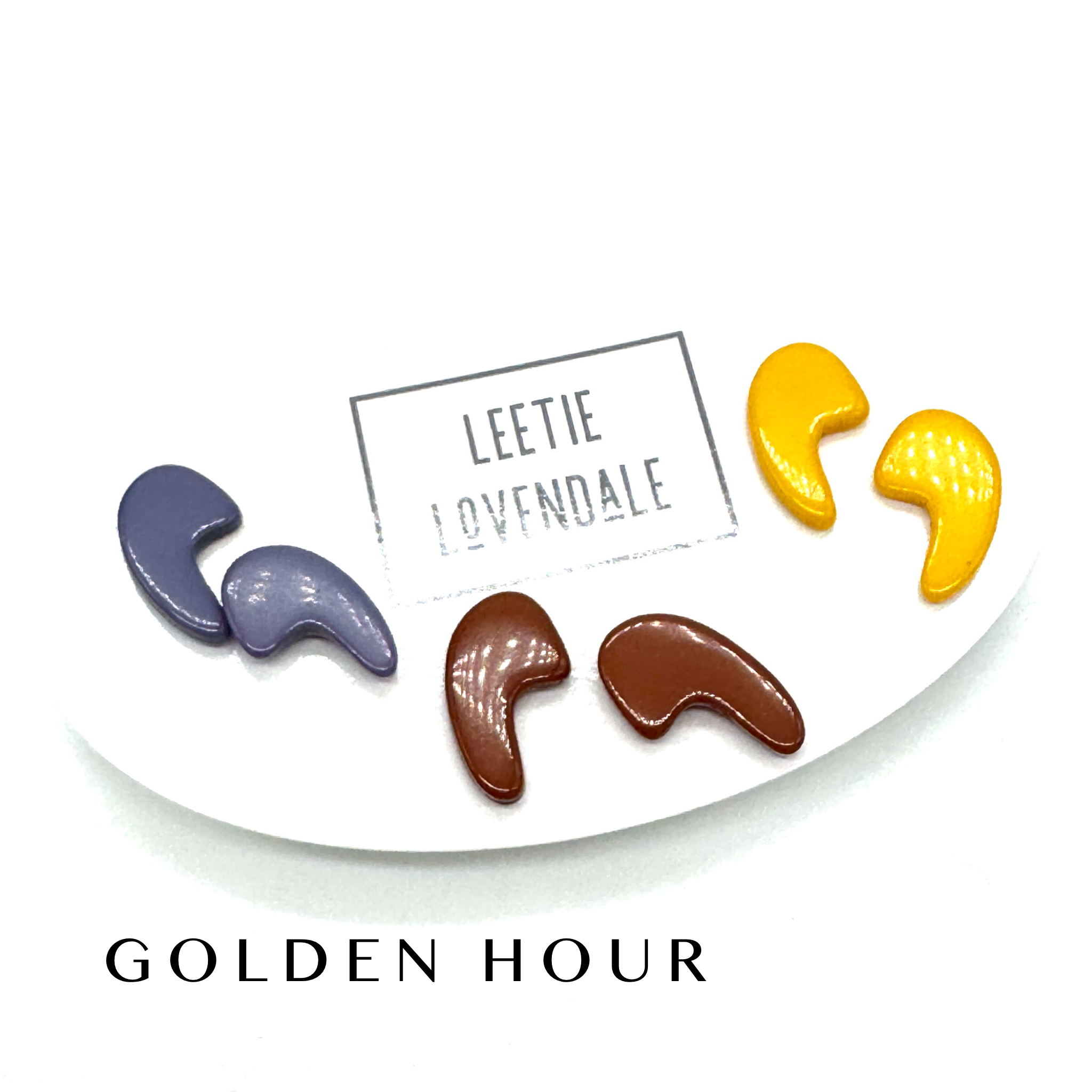 Mod Swish Stud Earrings Set