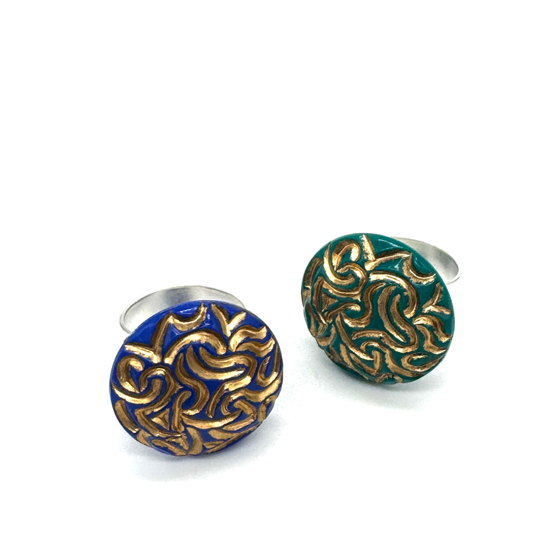 Golden Labyrinth Cocktail Ring