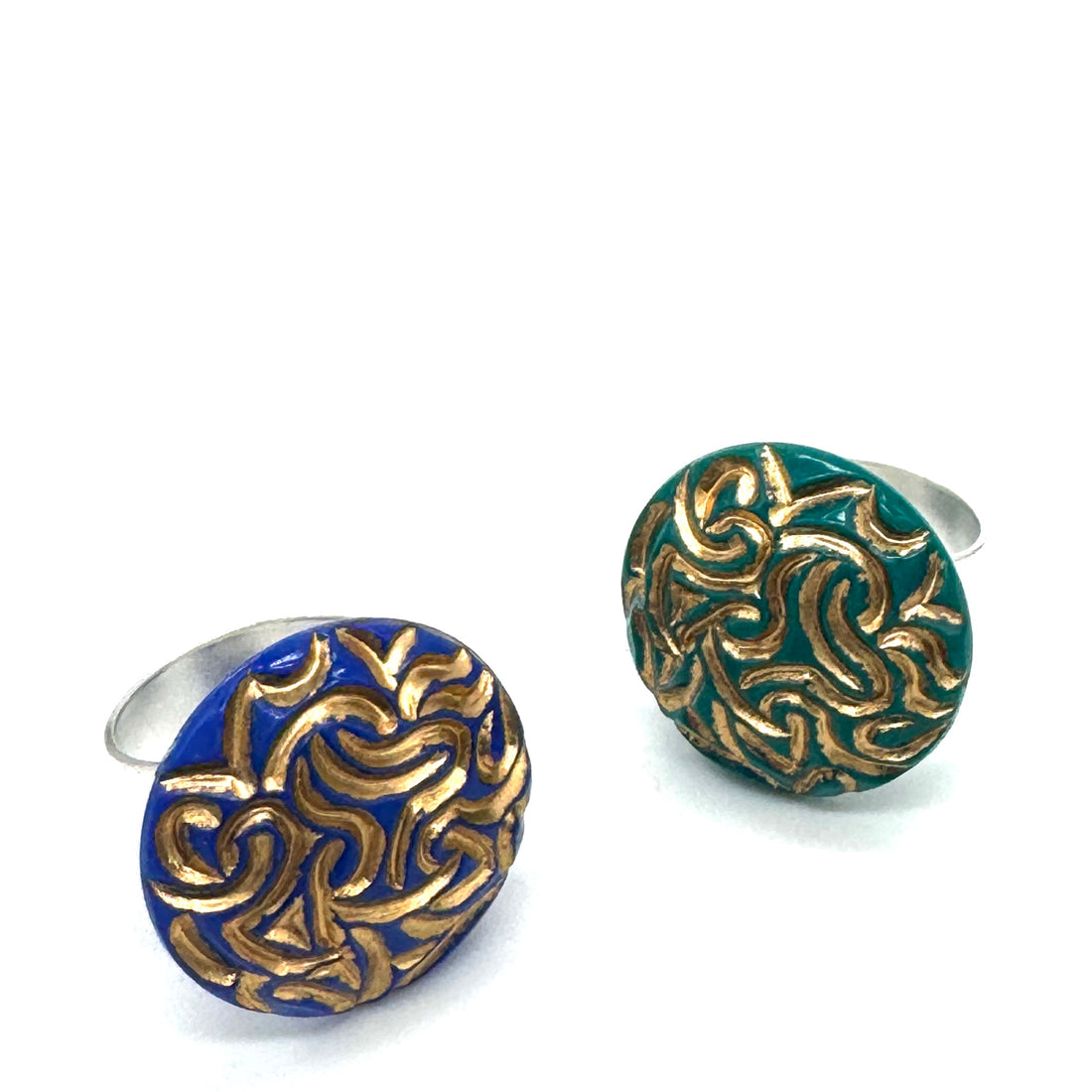 Golden Labyrinth Cocktail Ring