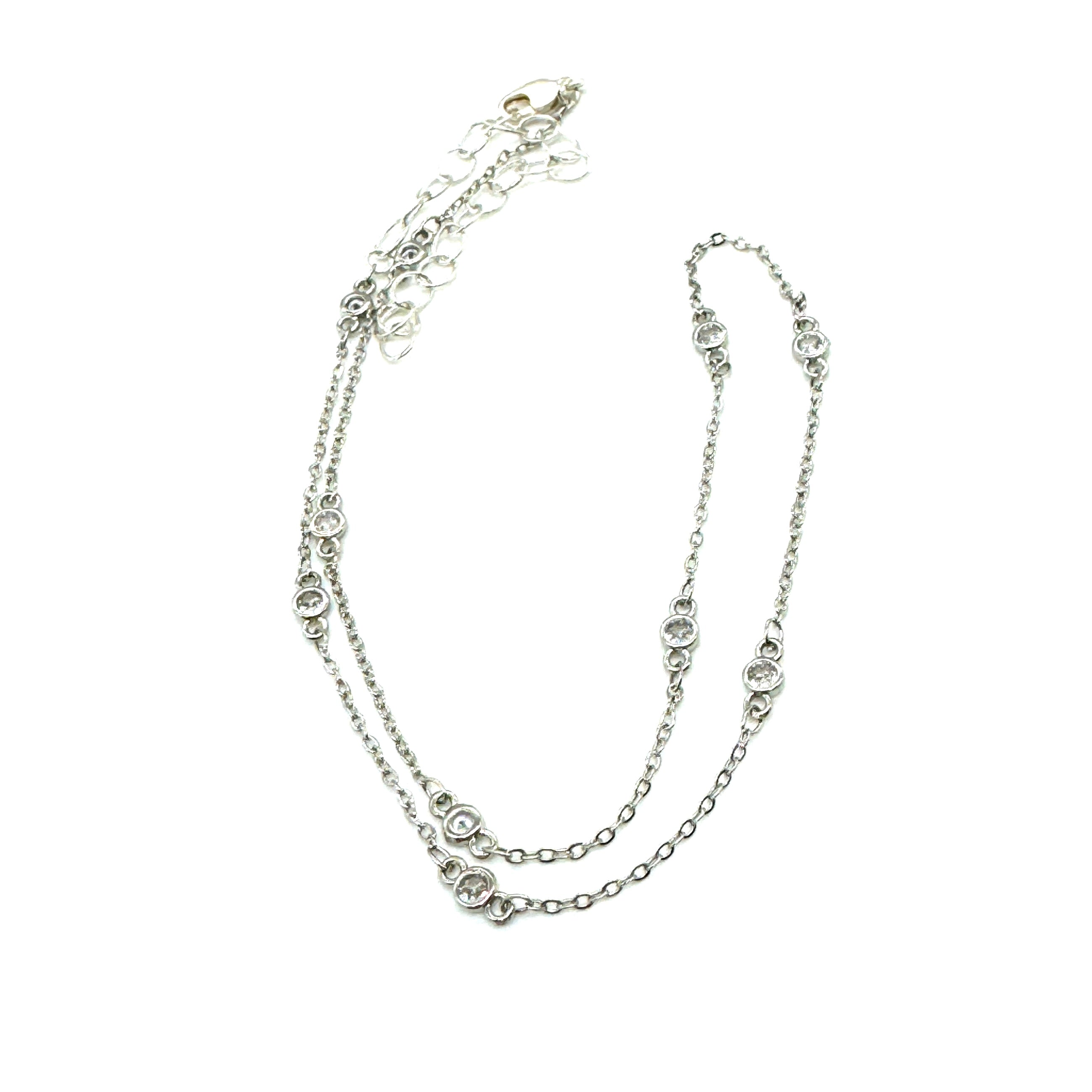 Sweet Petite Sparkle Channel Necklace - 2 lengths