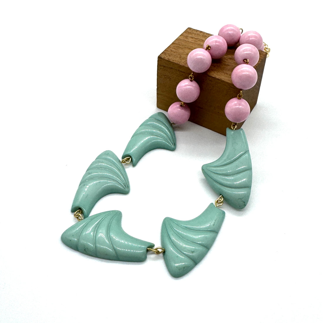 Bubblegum Fanfare Deco Amelia Necklace