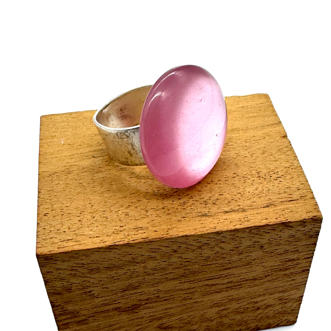 Lilac Moonglow Cocktail Ring