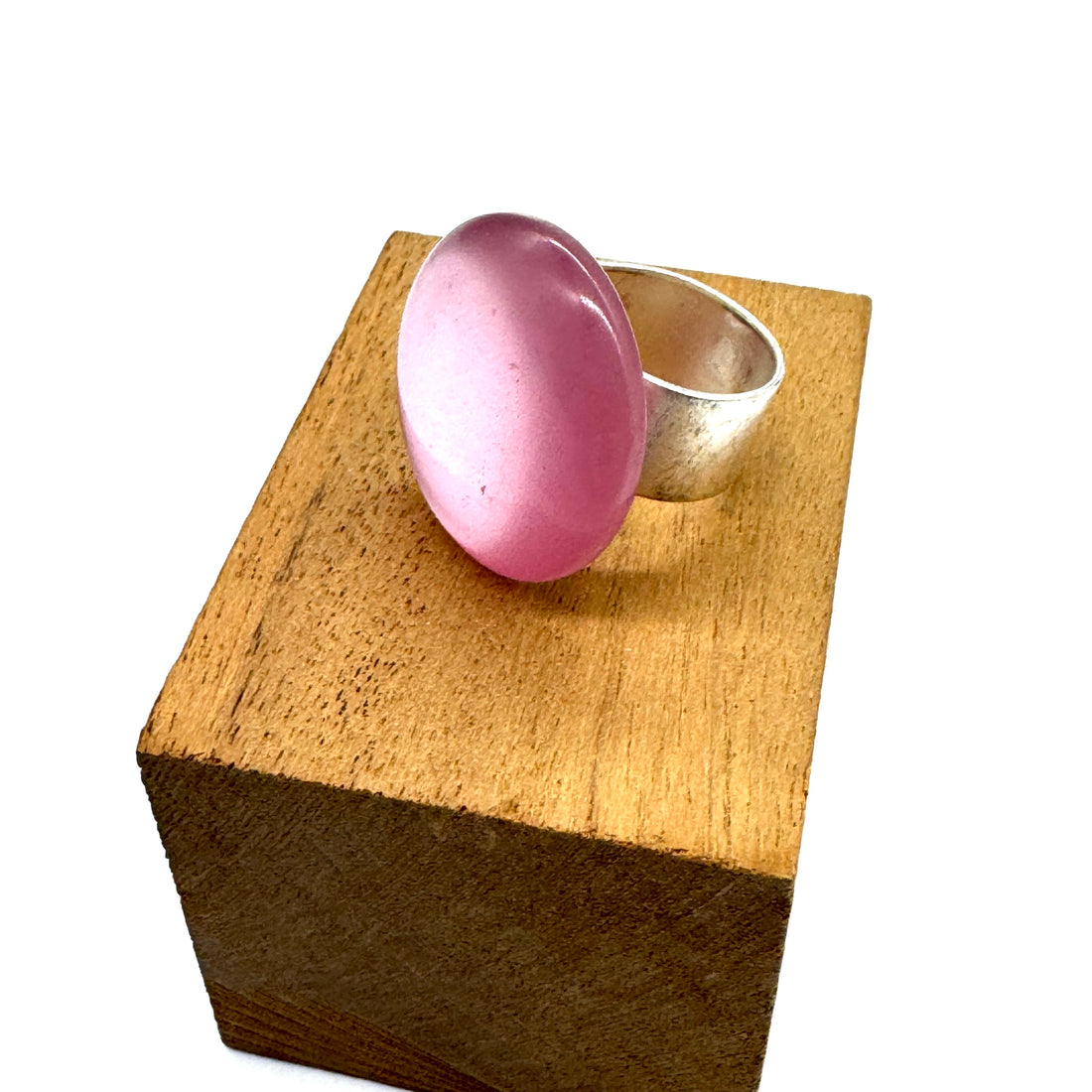 Lilac Moonglow Cocktail Ring