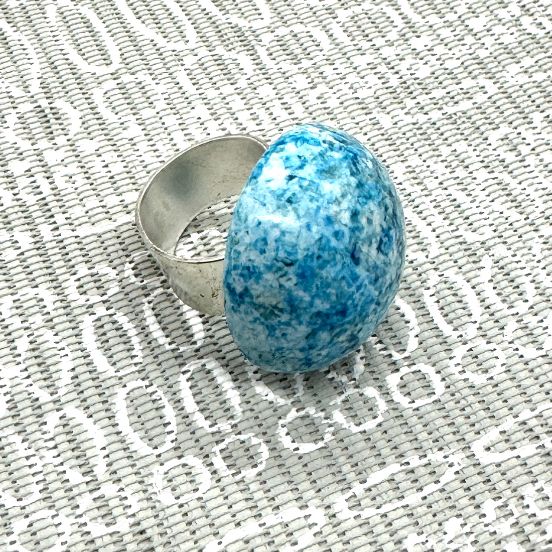 Speckled Tidepool Cocktail Ring