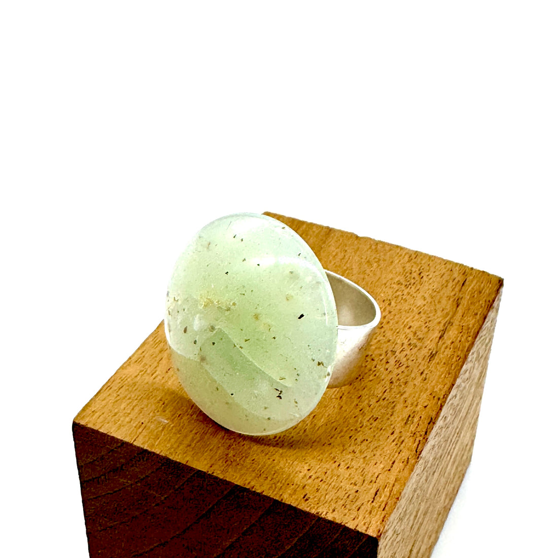 Light Pink Granite Cocktail Ring