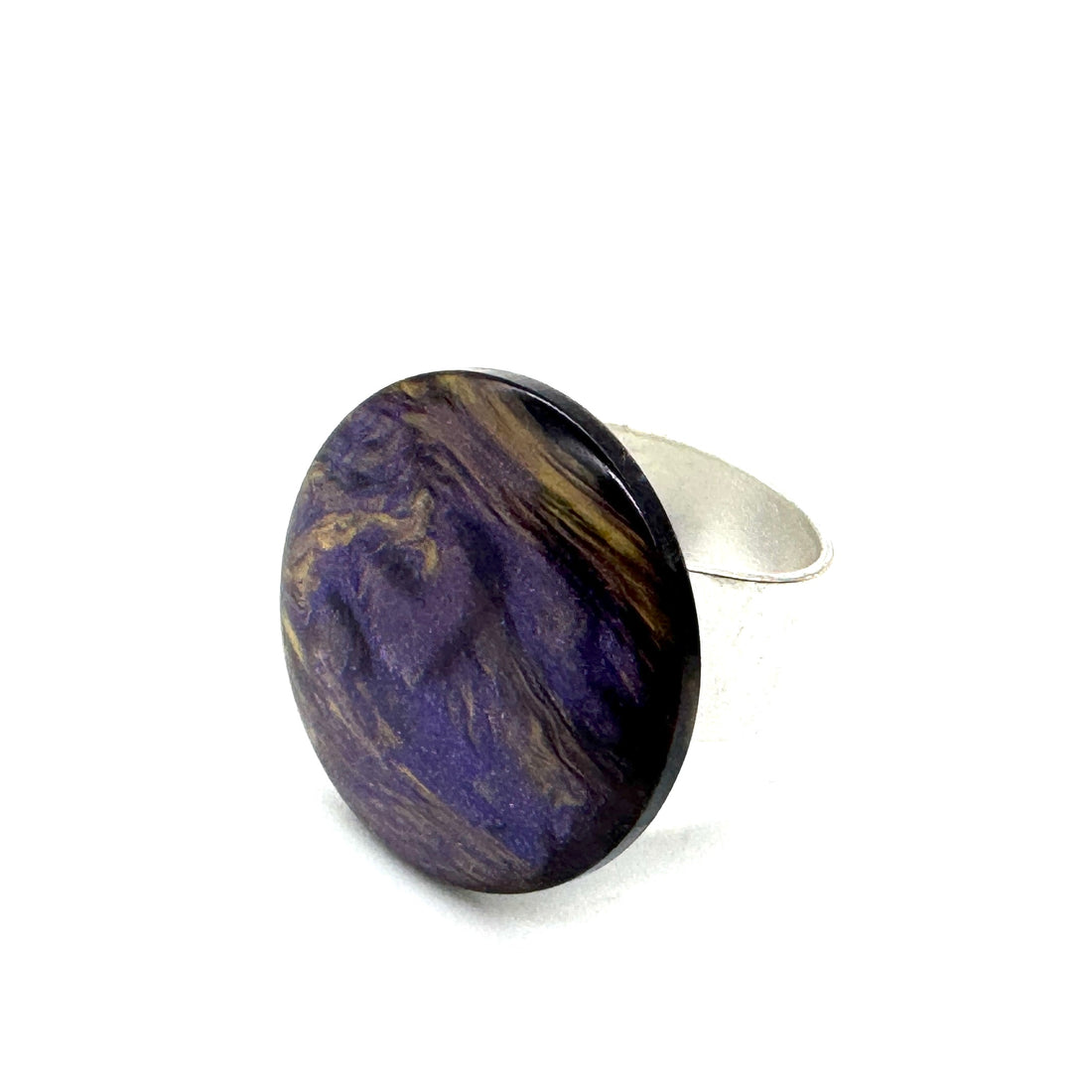 Purple Lunar Luxe Cocktail Ring
