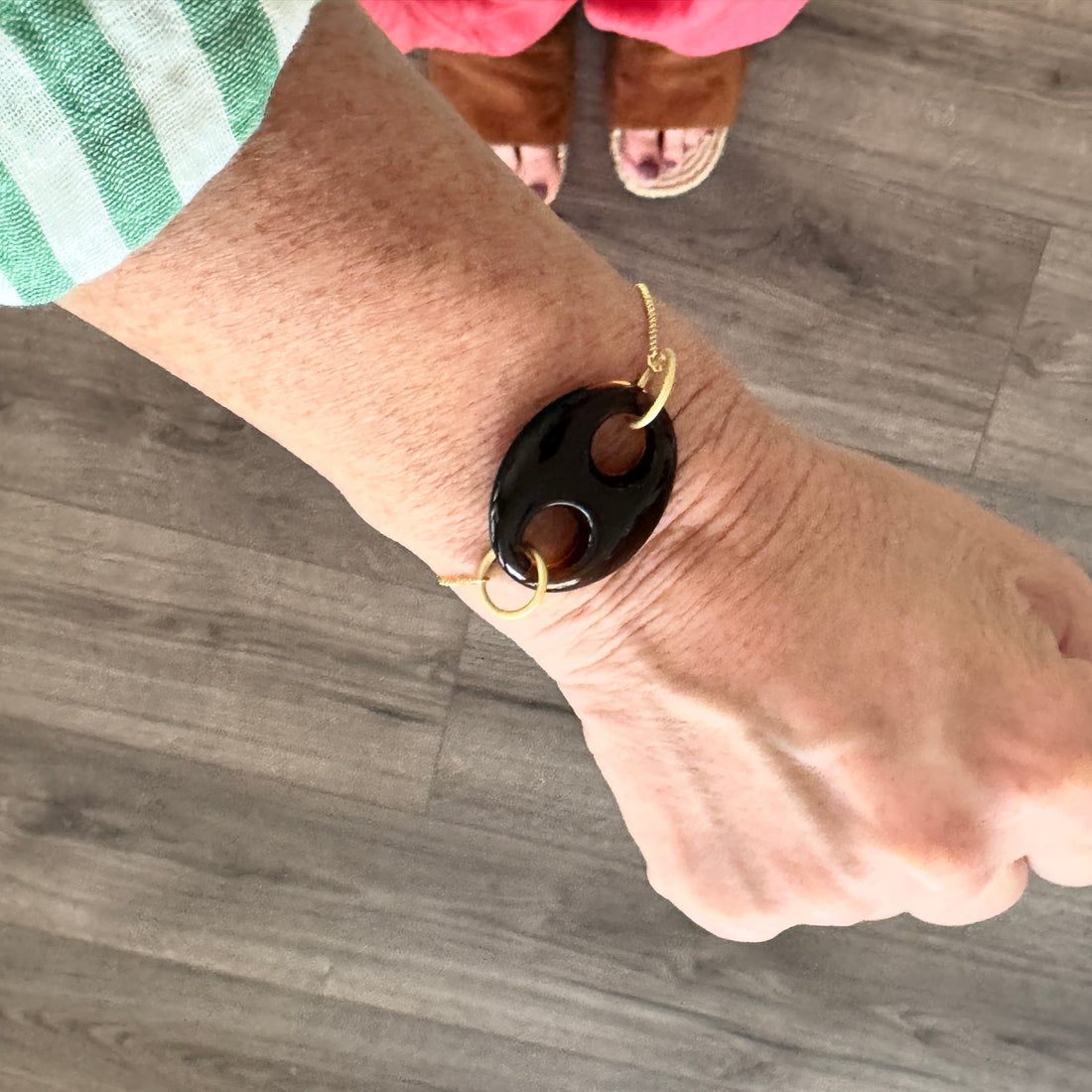 Tortoise Buckle Slide Bracelet - super limited