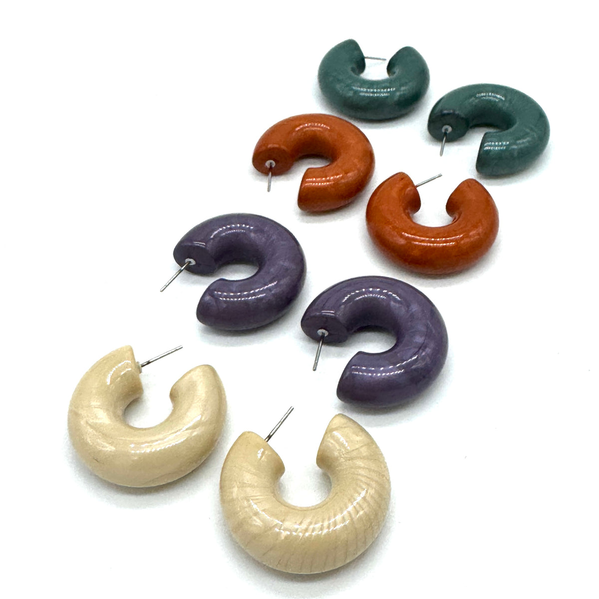 Kuru Kuru Hoop Earrings