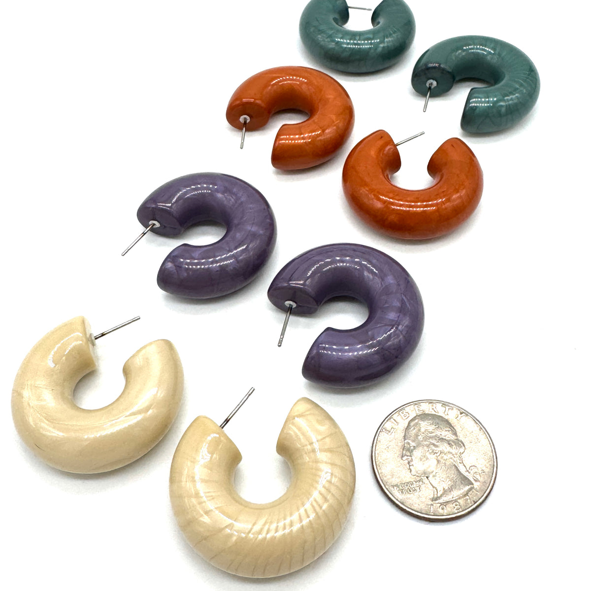 Kuru Kuru Hoop Earrings