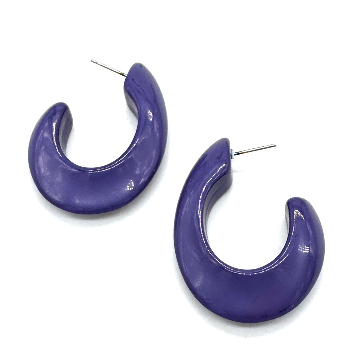 Shizuku Oval Hoop Earrings